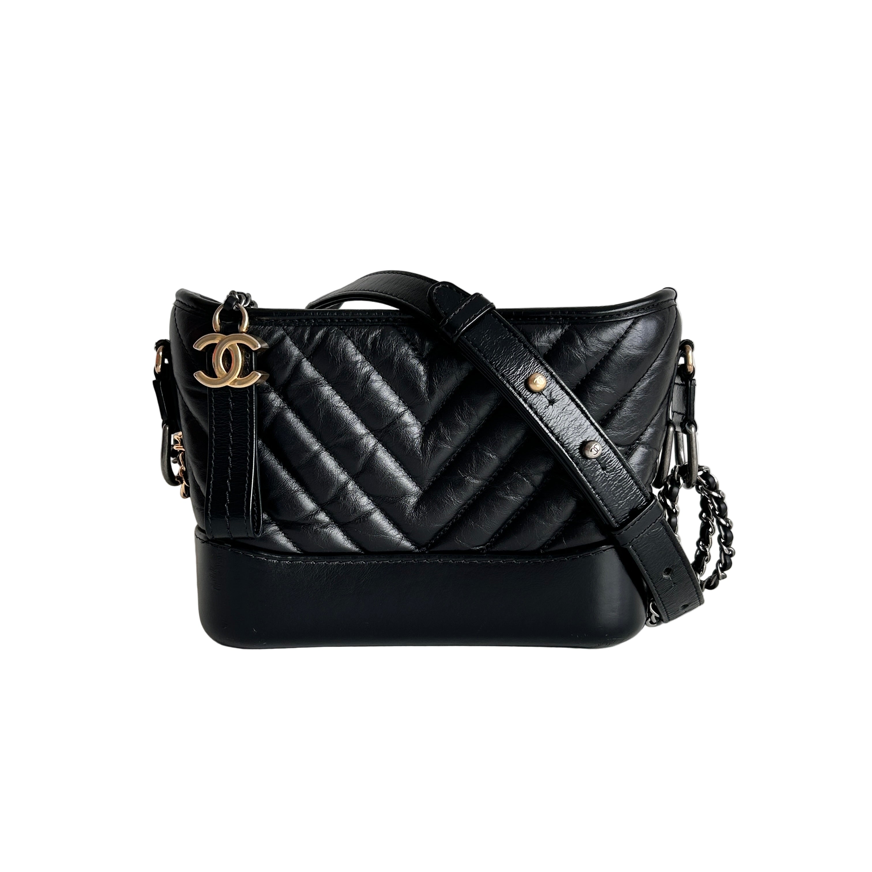 Chevron Small Gabrielle Hobo Bag