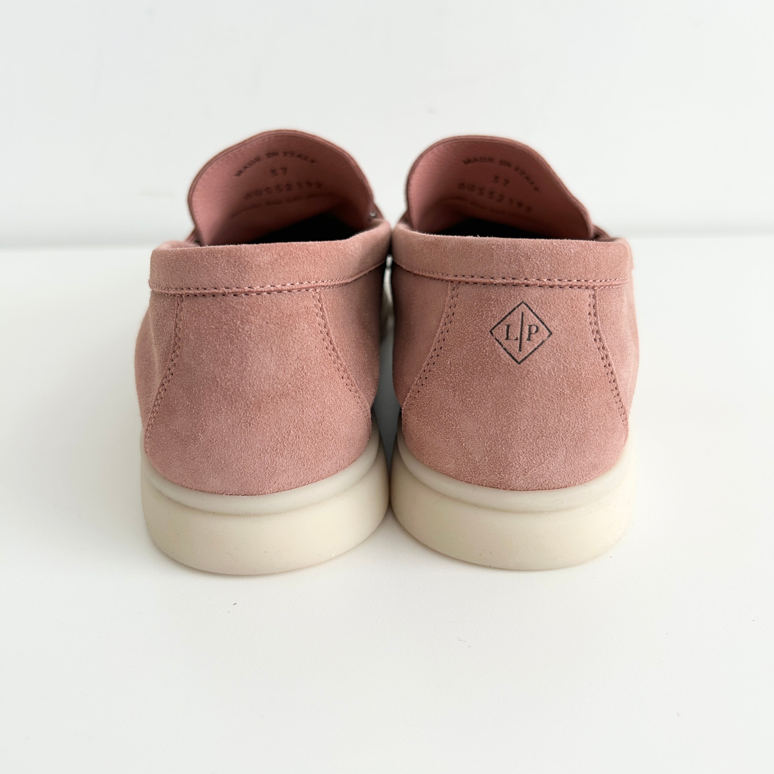 Pink Suede Summer Walk Loafers - Haute Classics