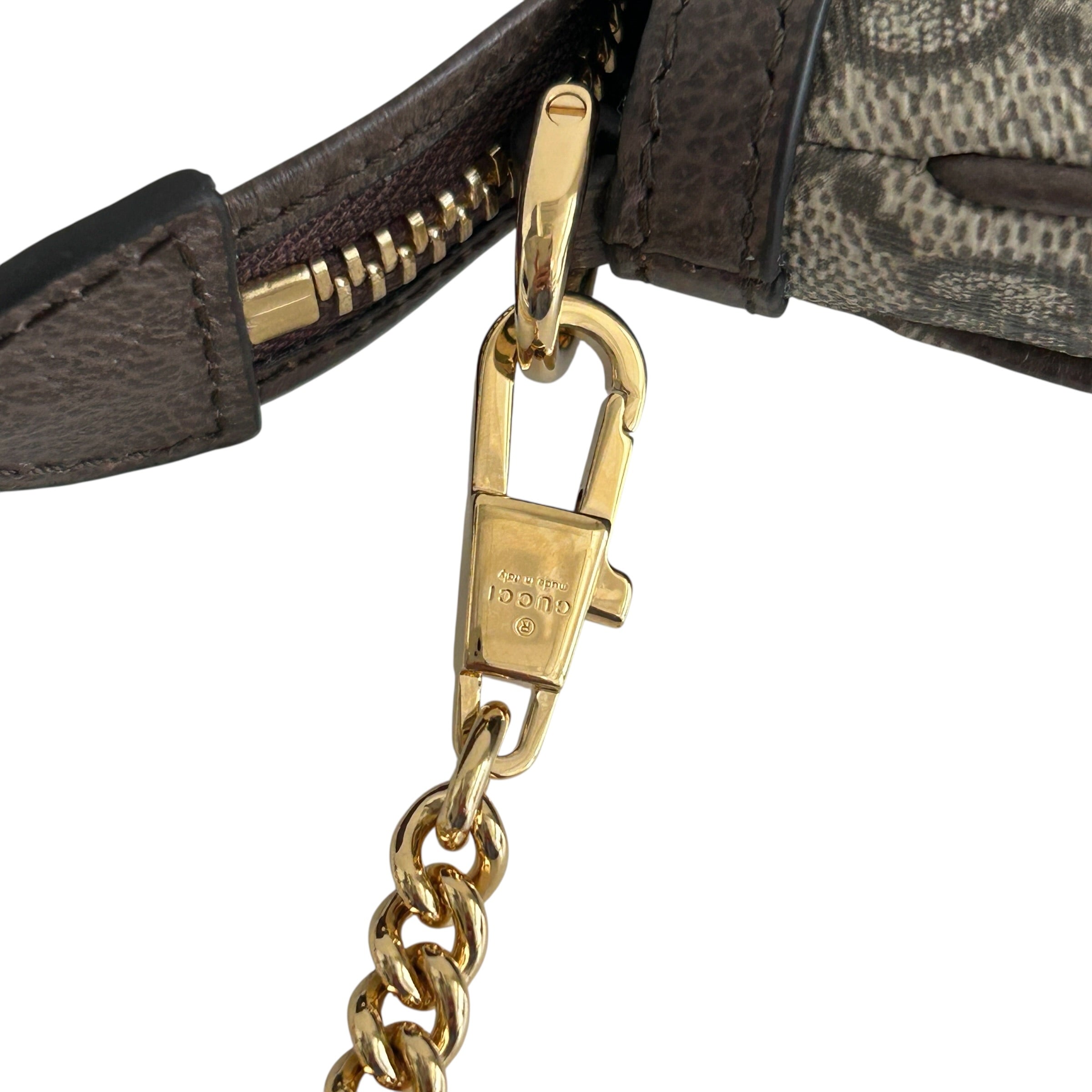 GG Canvas Ophidia Mini Bag w/GHW