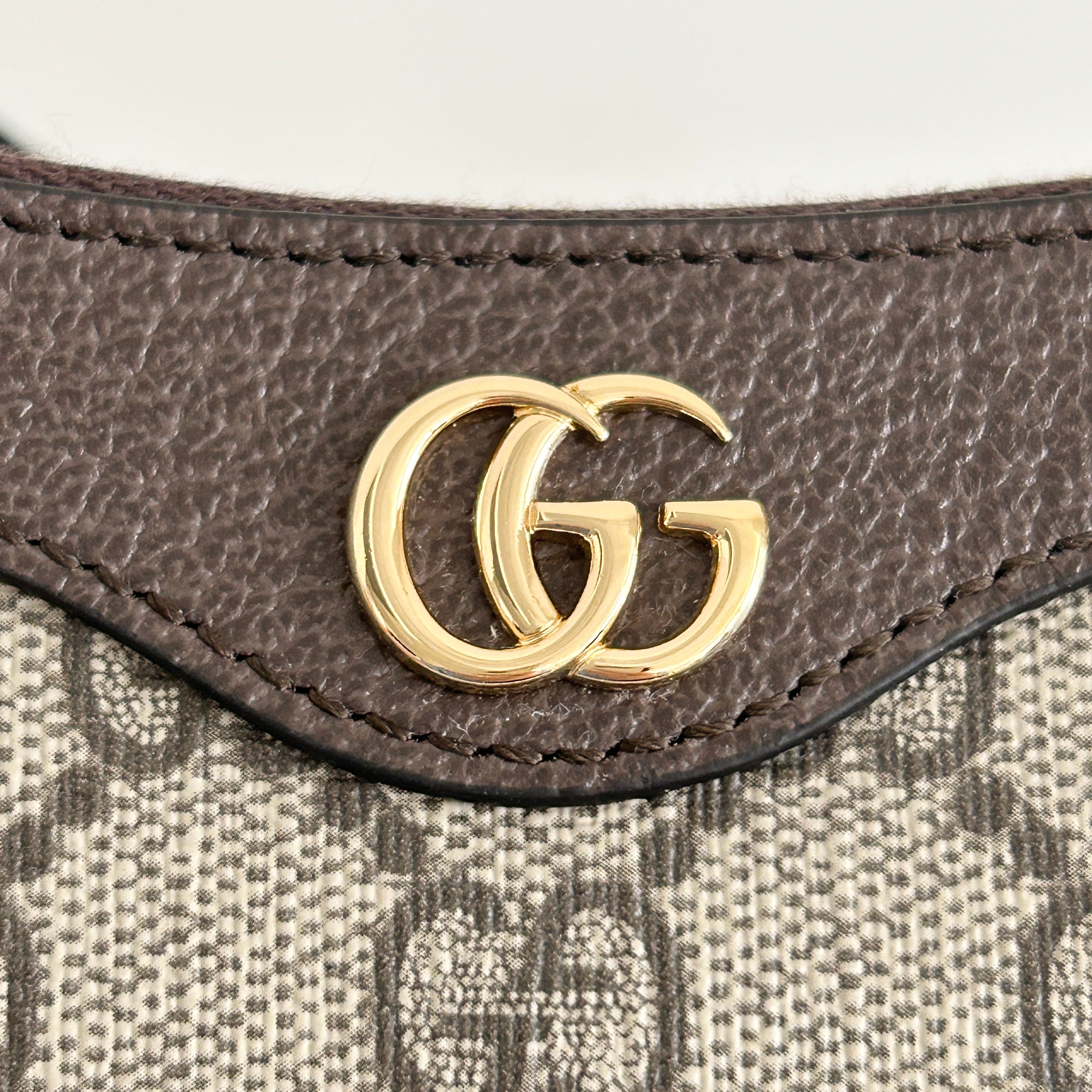 GG Canvas Ophidia Mini Bag w/GHW