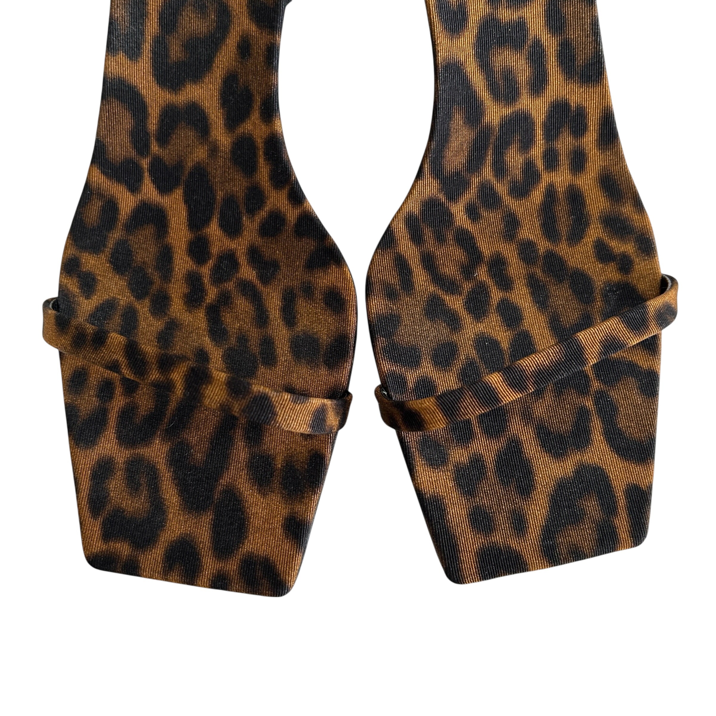 Leopard-Print Jaspe 55 Strap Kitten Heel Sandals