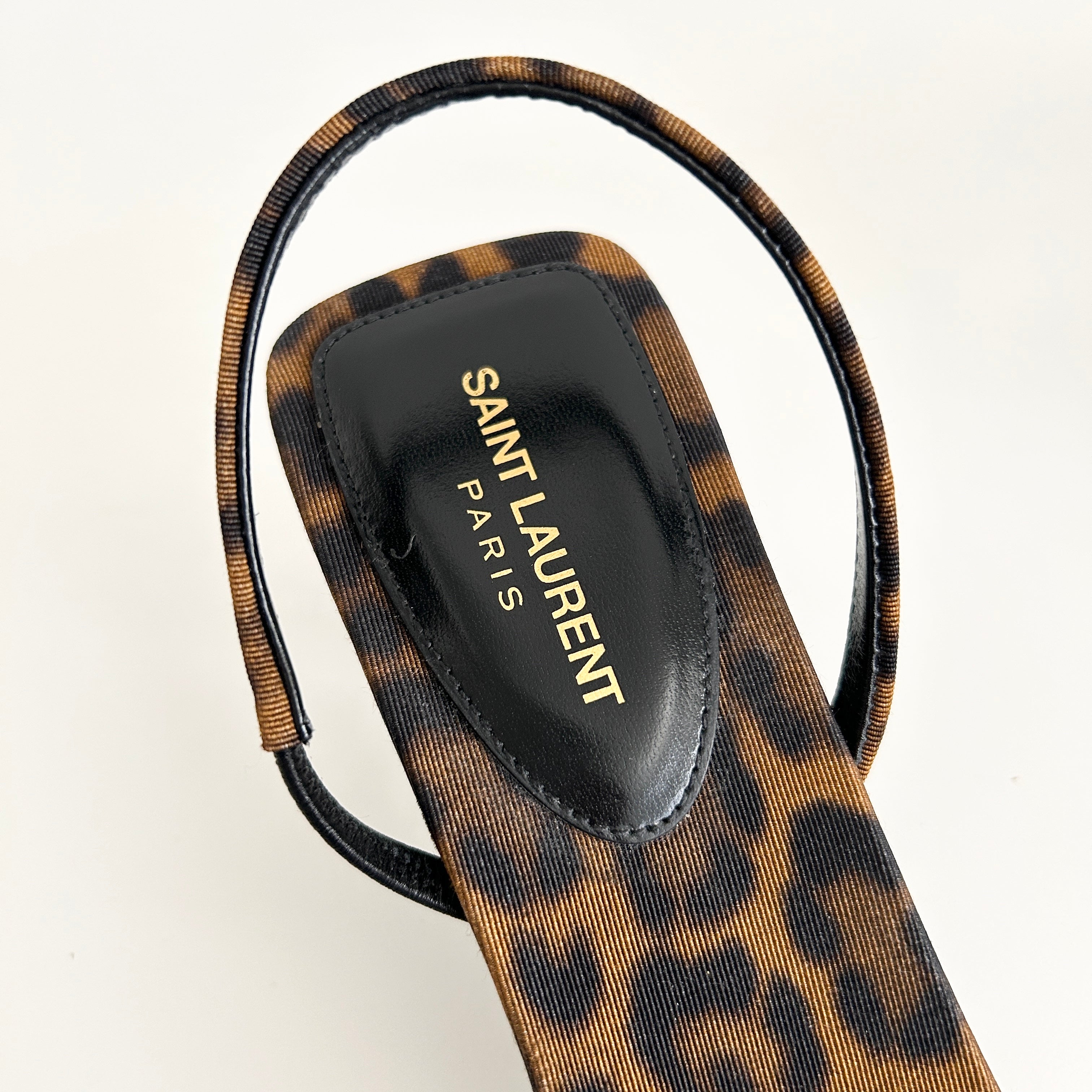 Leopard-Print Jaspe 55 Strap Kitten Heel Sandals