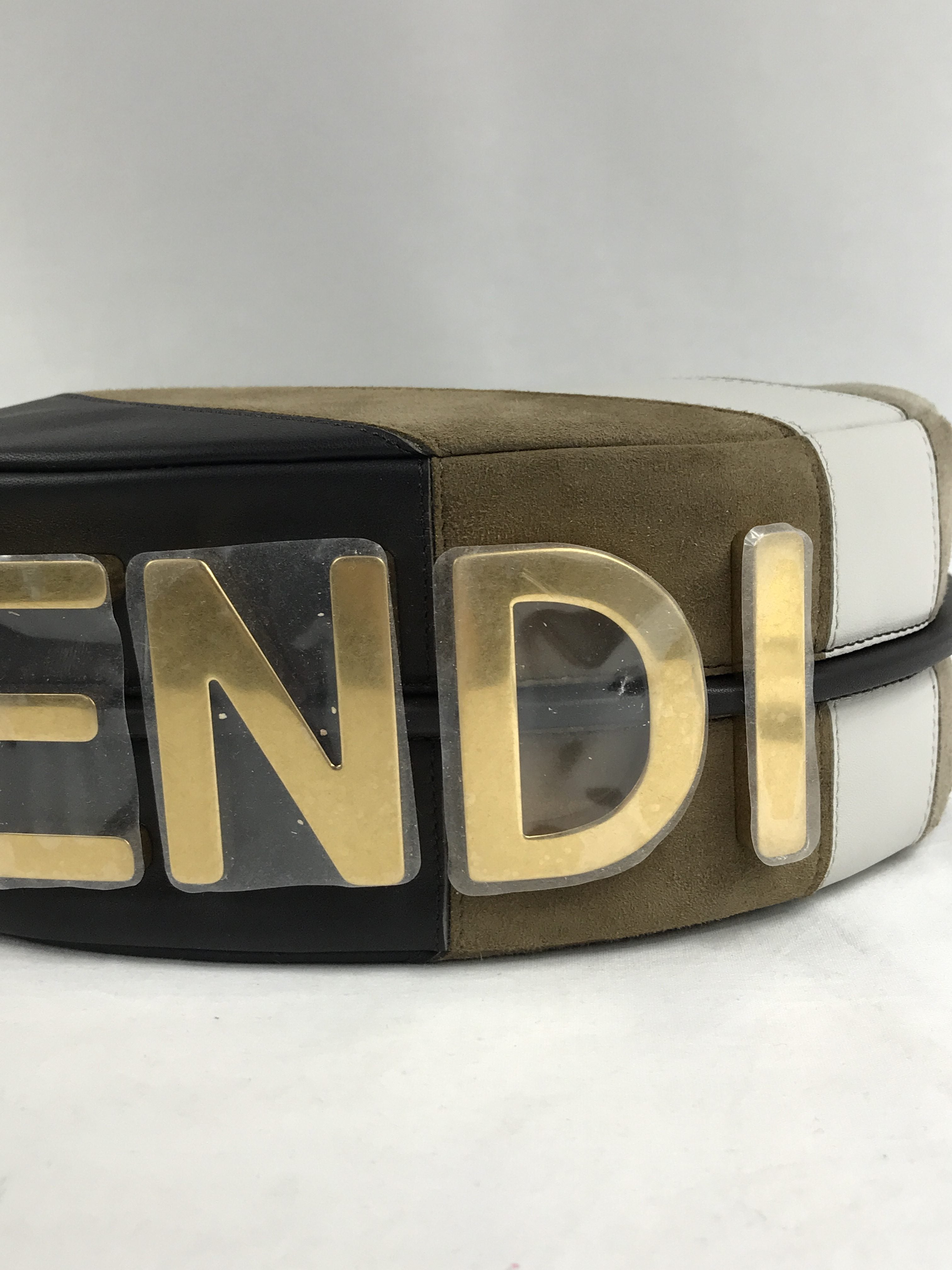Fendigraphy Small Shoulder Bag W/GHW