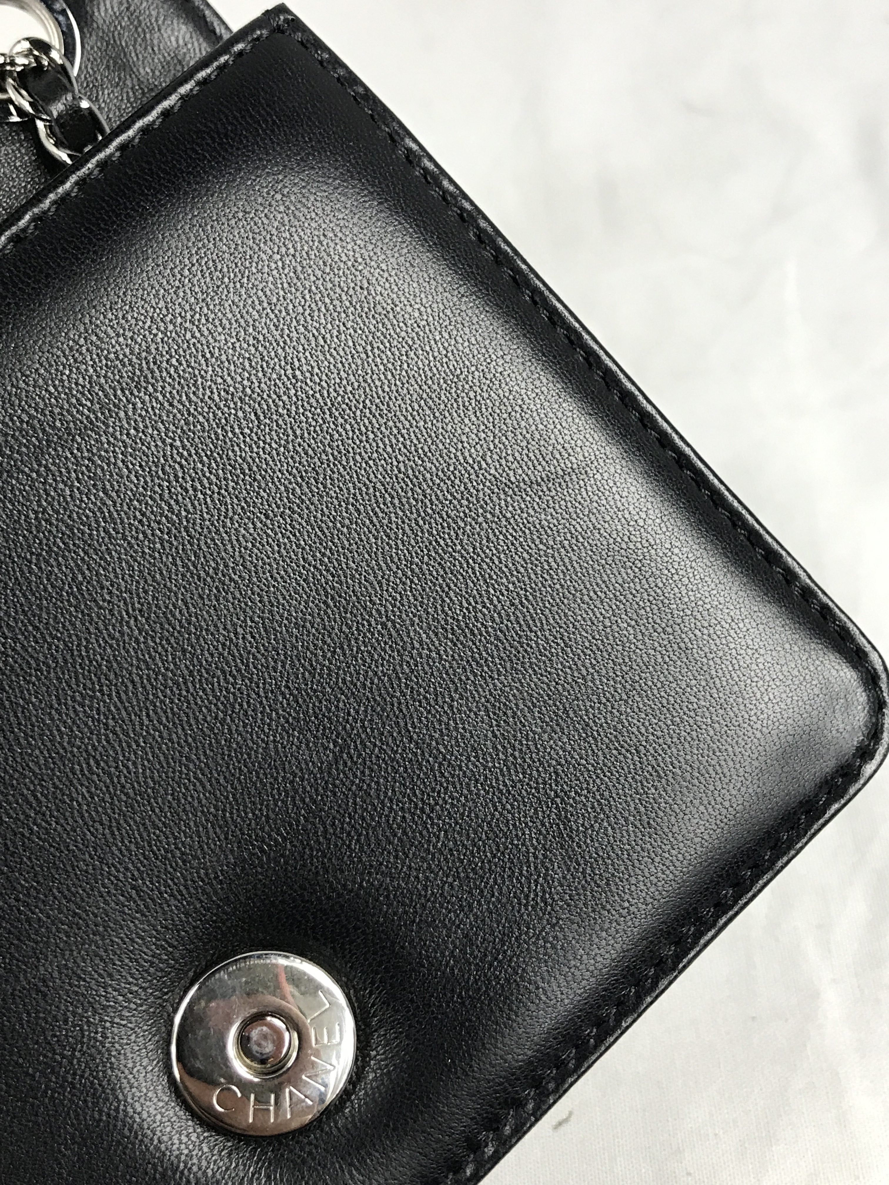 Nude/Black Striped Plexiglass and Black Patent Leather Boy Brick Flap Bag w/SHW