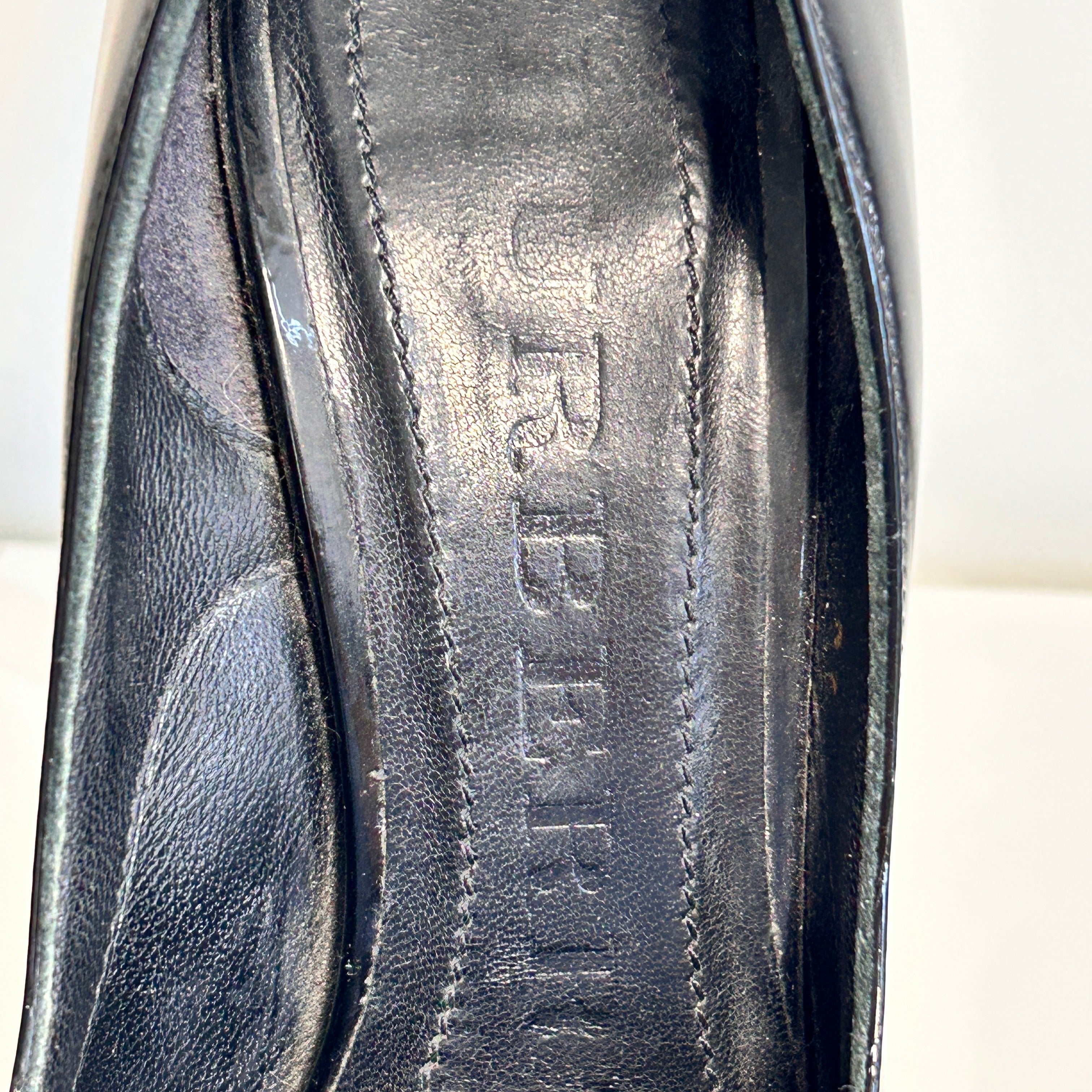 Black Patent Leather Pointed Toe Pumps