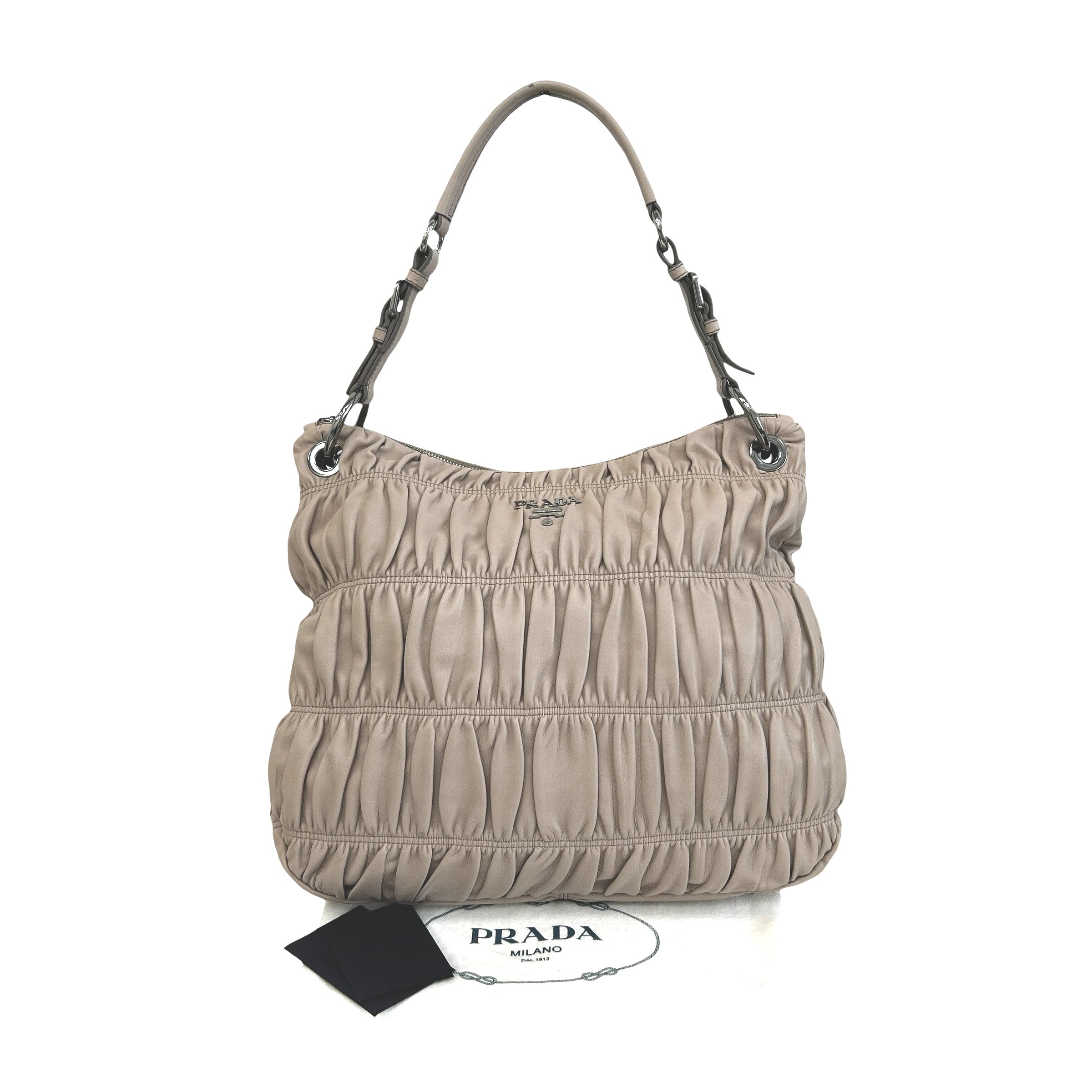 Gaufre Off White Shoulder Bag