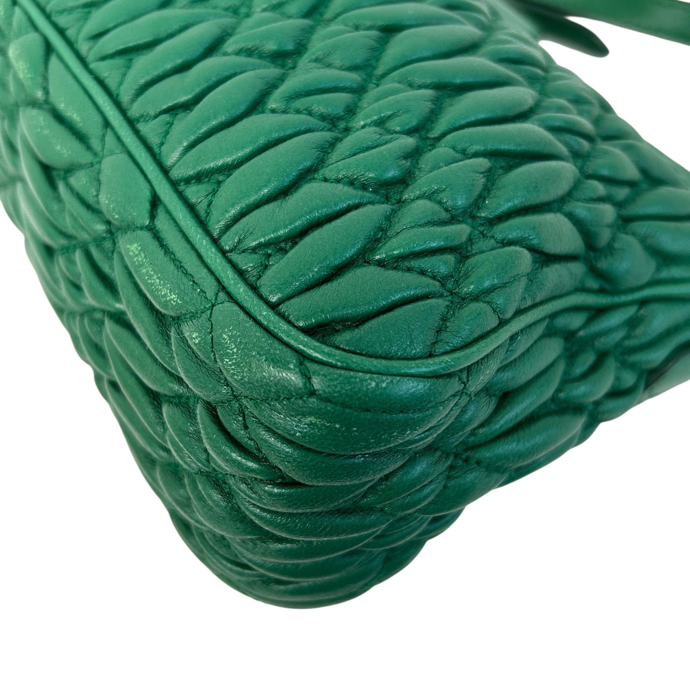 Green Nappa Frame Bag - Haute Classics