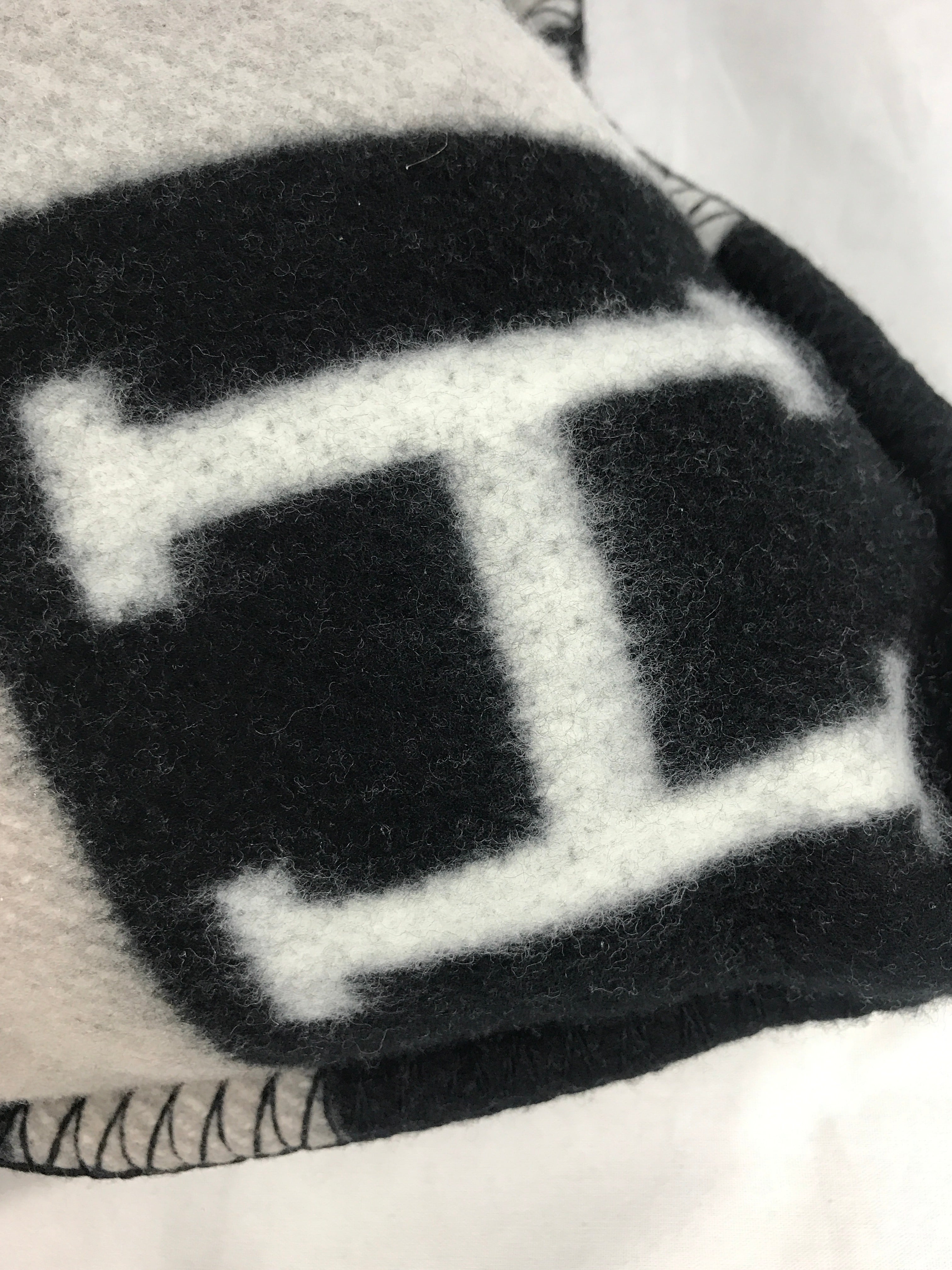 Black/Ecru Avalon III Cashmere/Wool Pillow