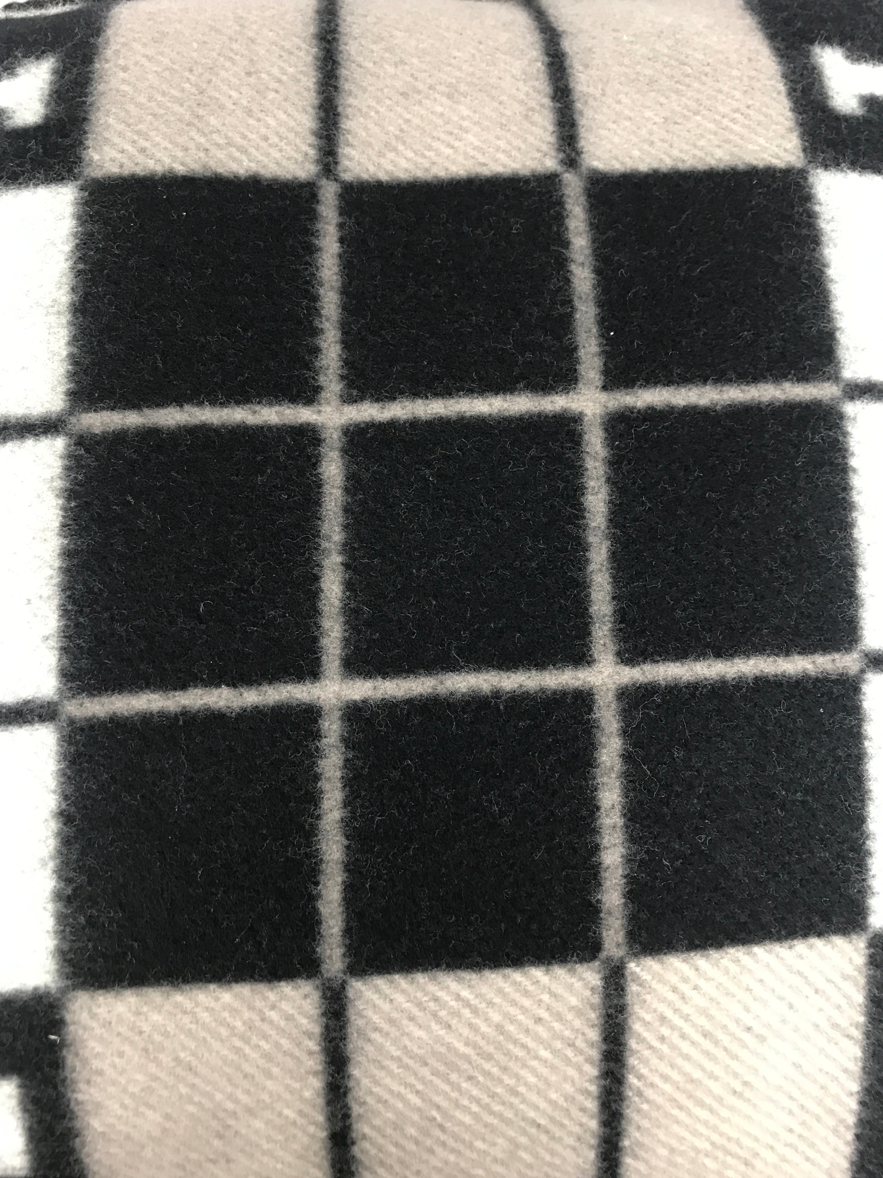 Black/Ecru Avalon III Cashmere/Wool Pillow