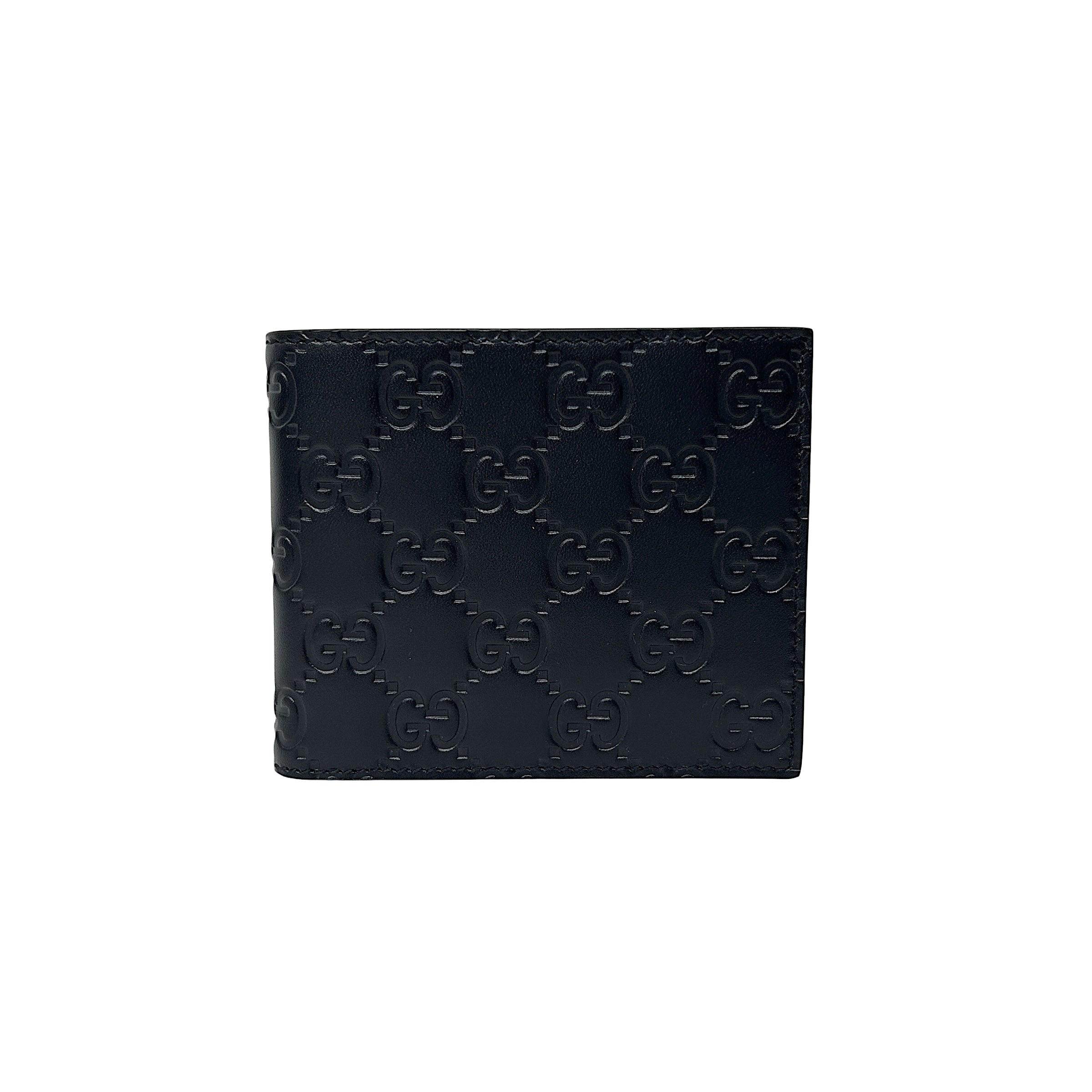 Black Guccissima Bifold Wallet - Haute Classics