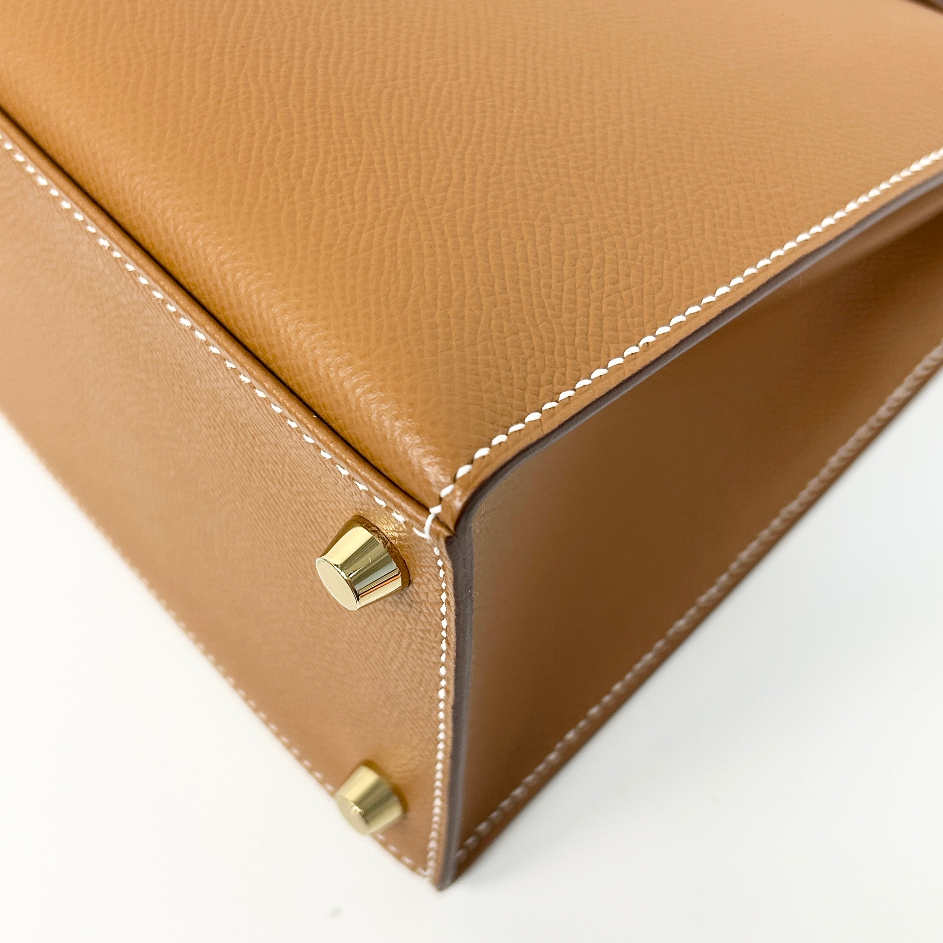 Gold Epsom Kelly Sellier 28