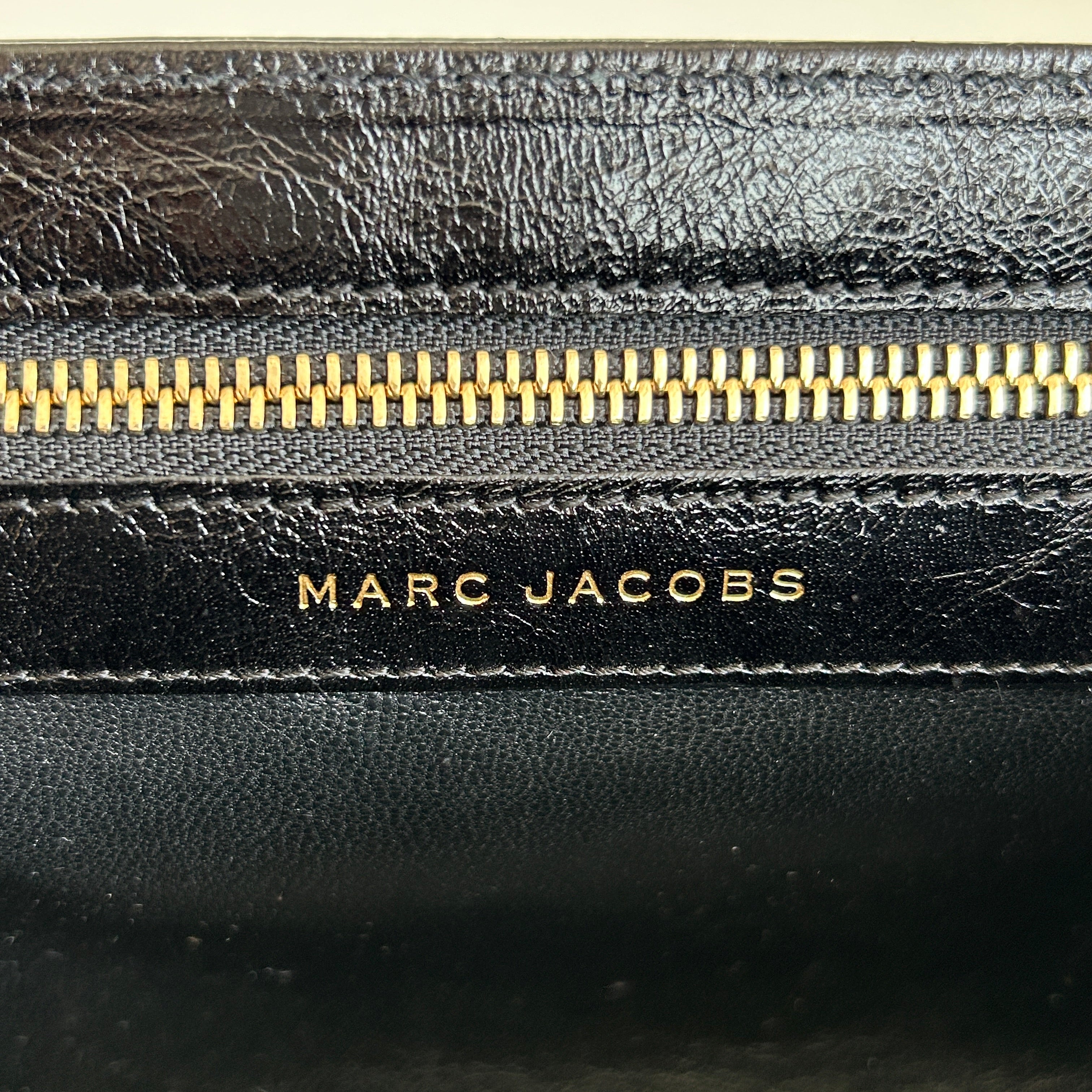 Black Leather Clutch Bag