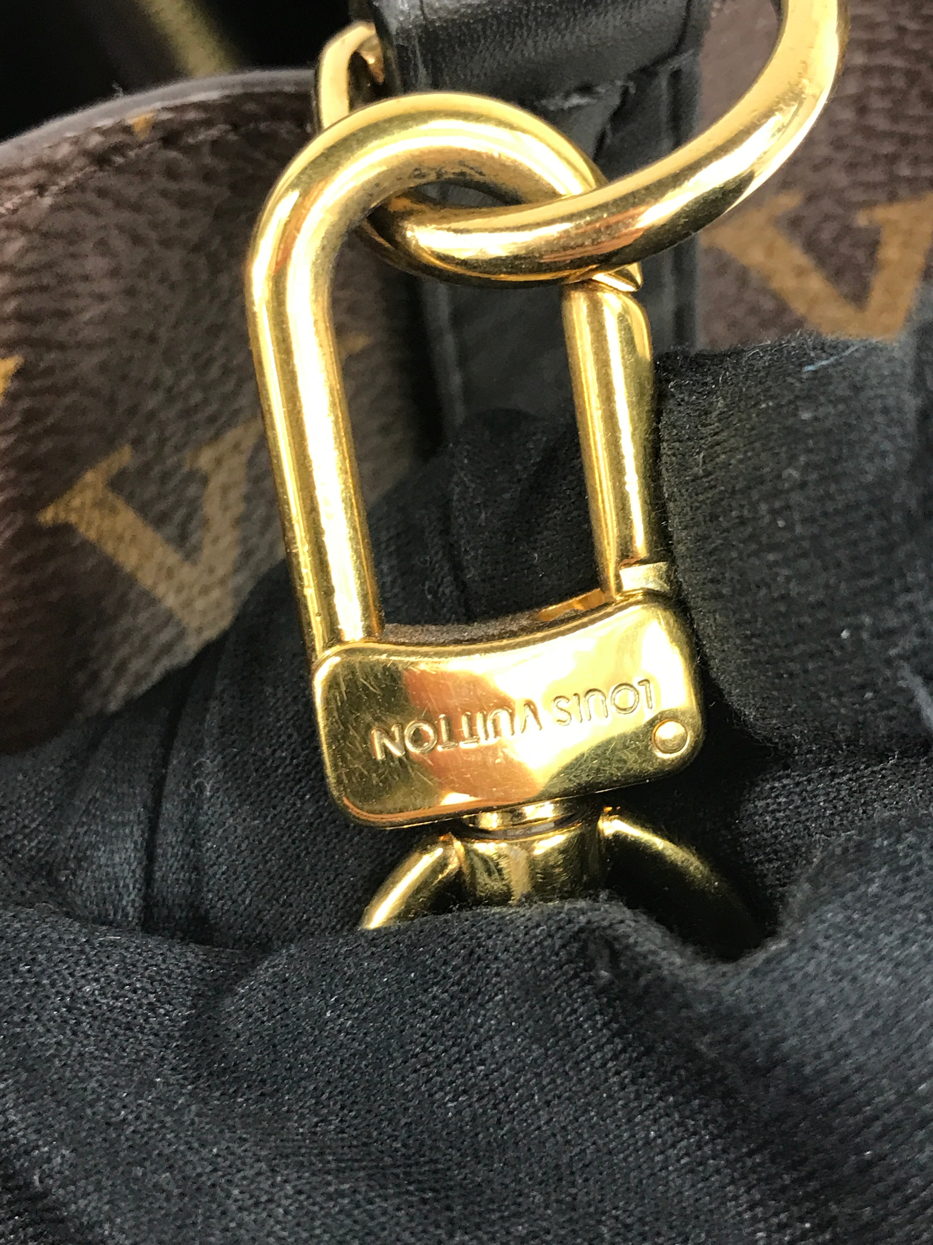 Monogram Coated Canvas Noir NeoNoe MM Bucket Bag w/GHW