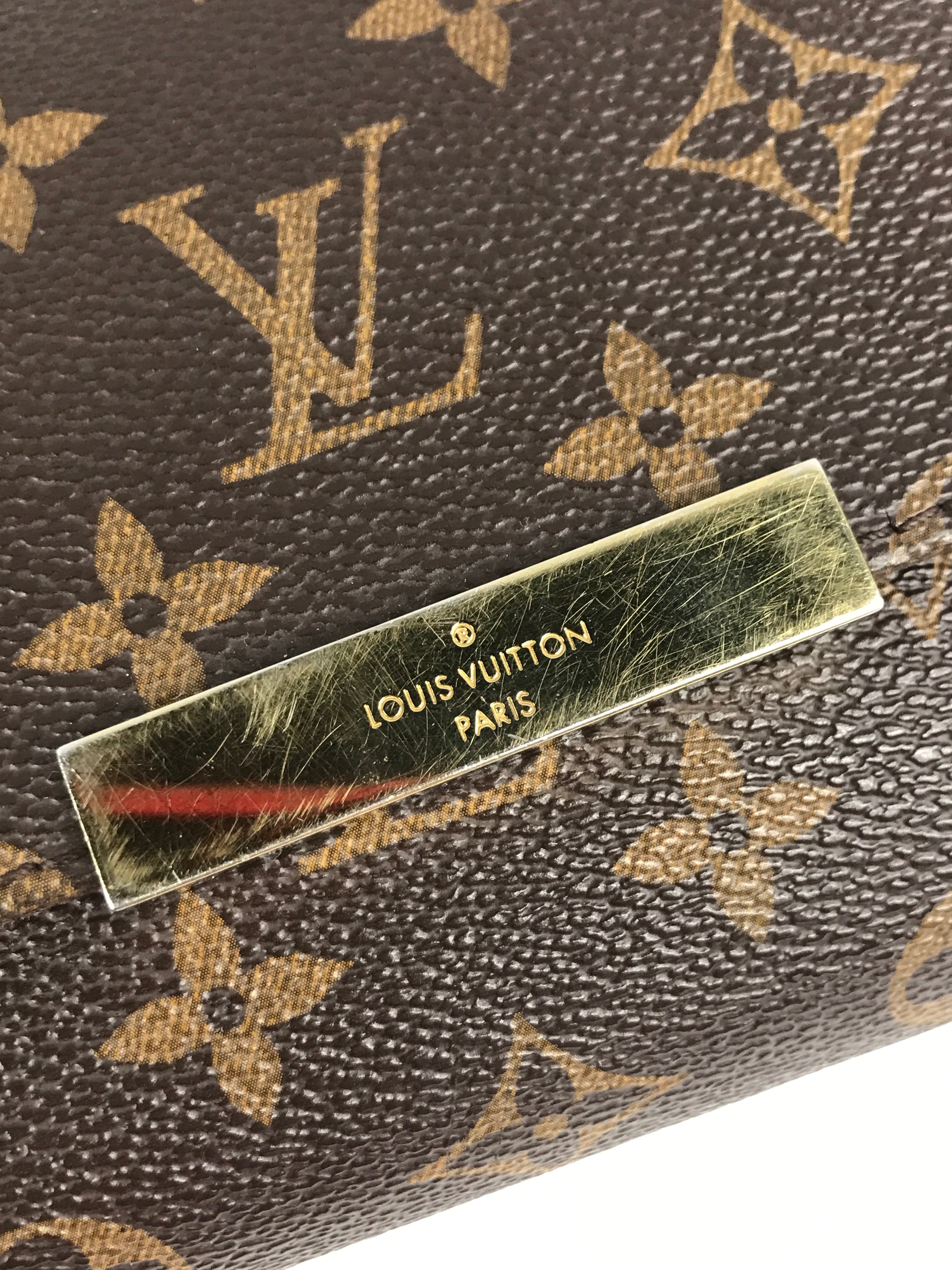 Monogram Coated Canvas Favorite PM W/GHW