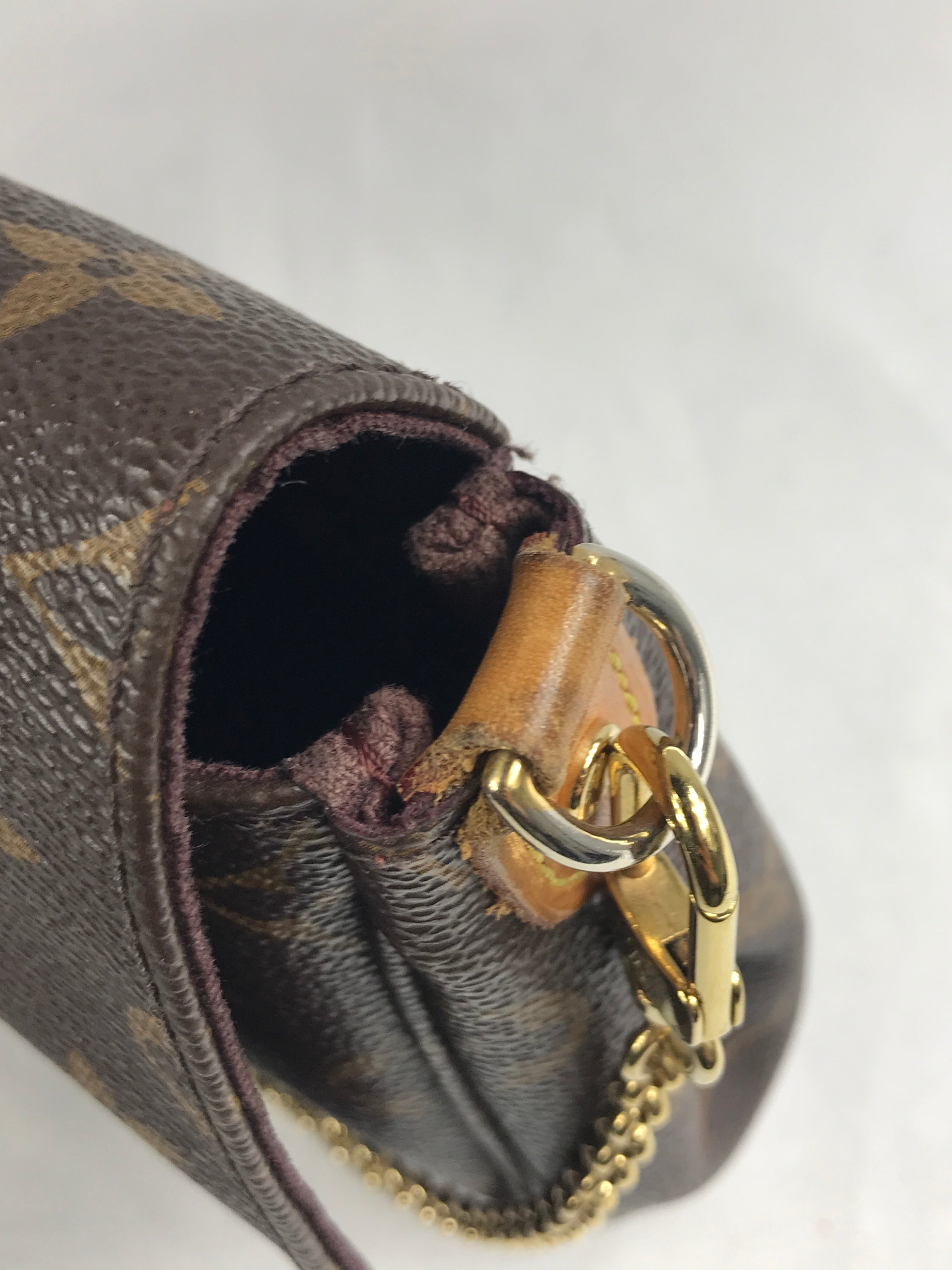 Monogram Coated Canvas Favorite PM W/GHW