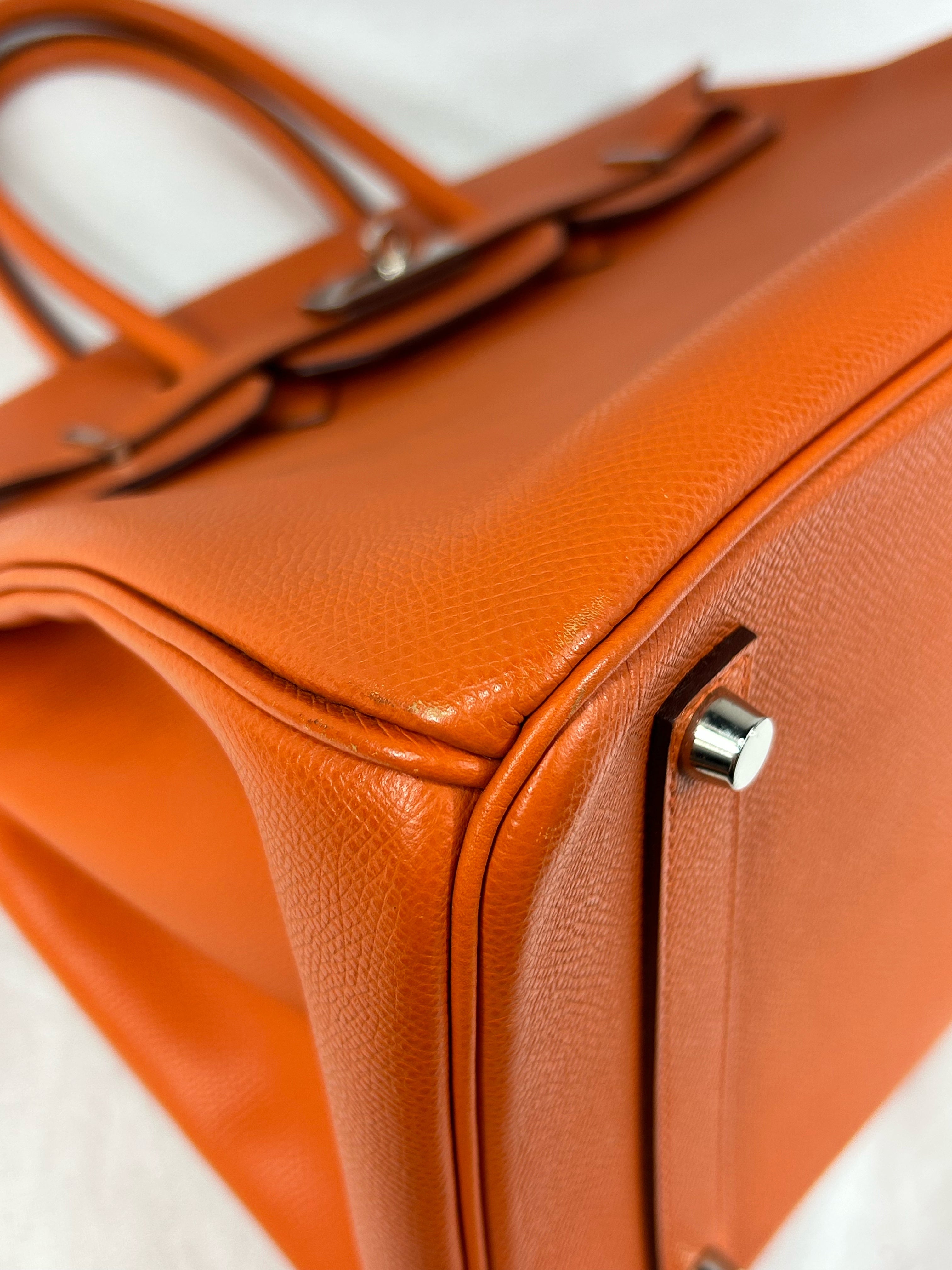 Orange Epsom Birkin 35 w/PHW