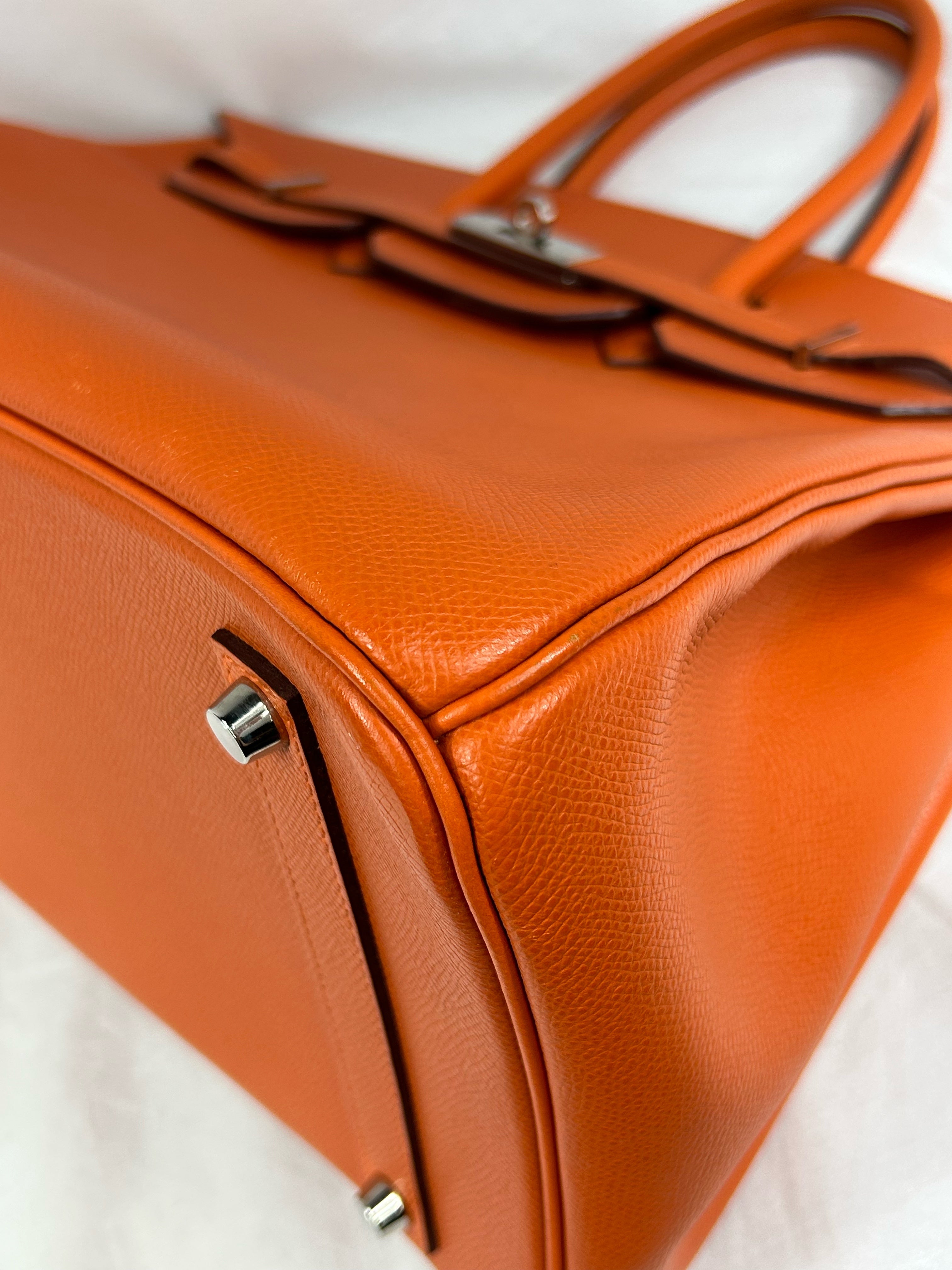 Orange Epsom Birkin 35 w/PHW