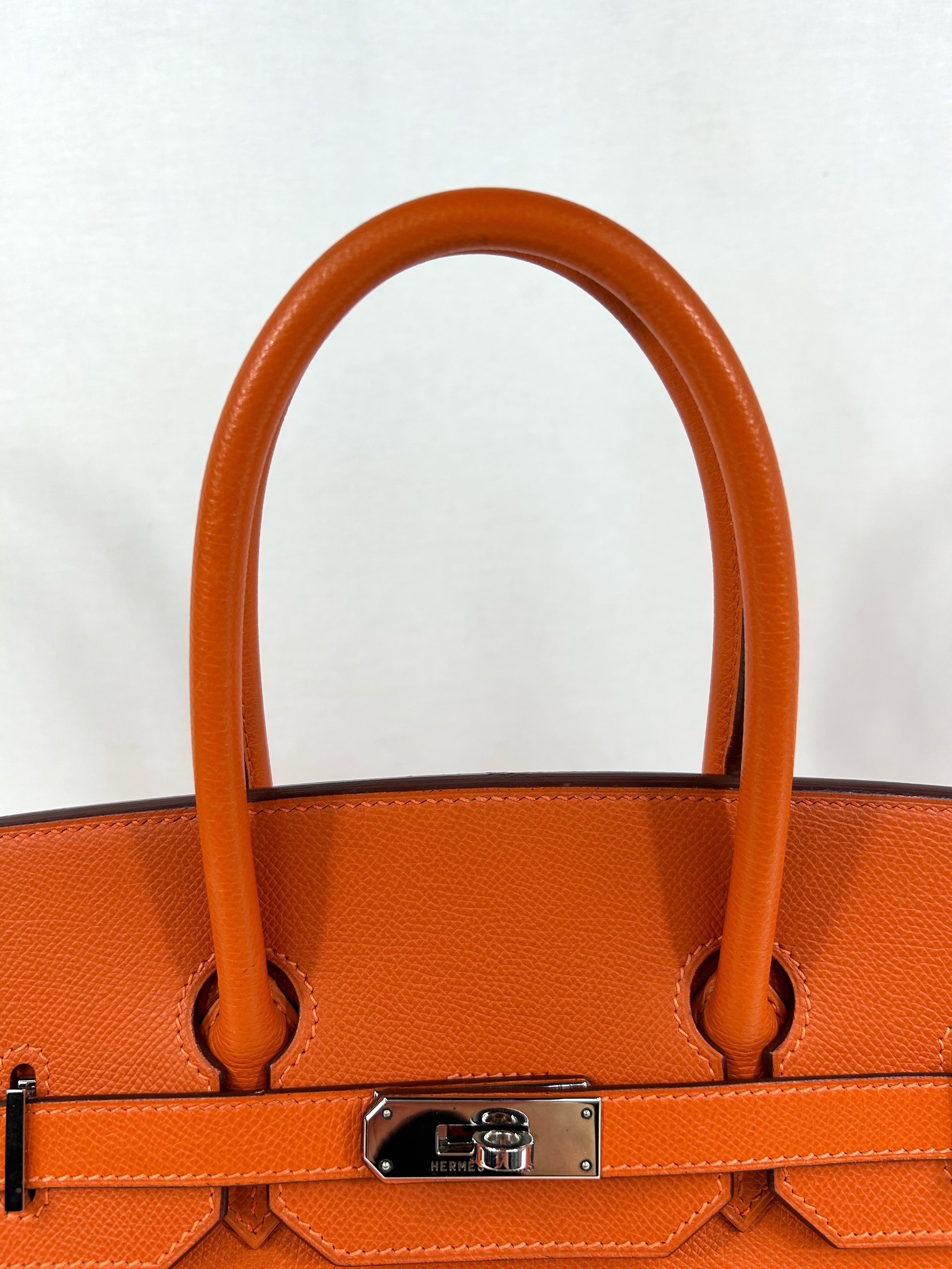 Orange Epsom Birkin 35 w/PHW