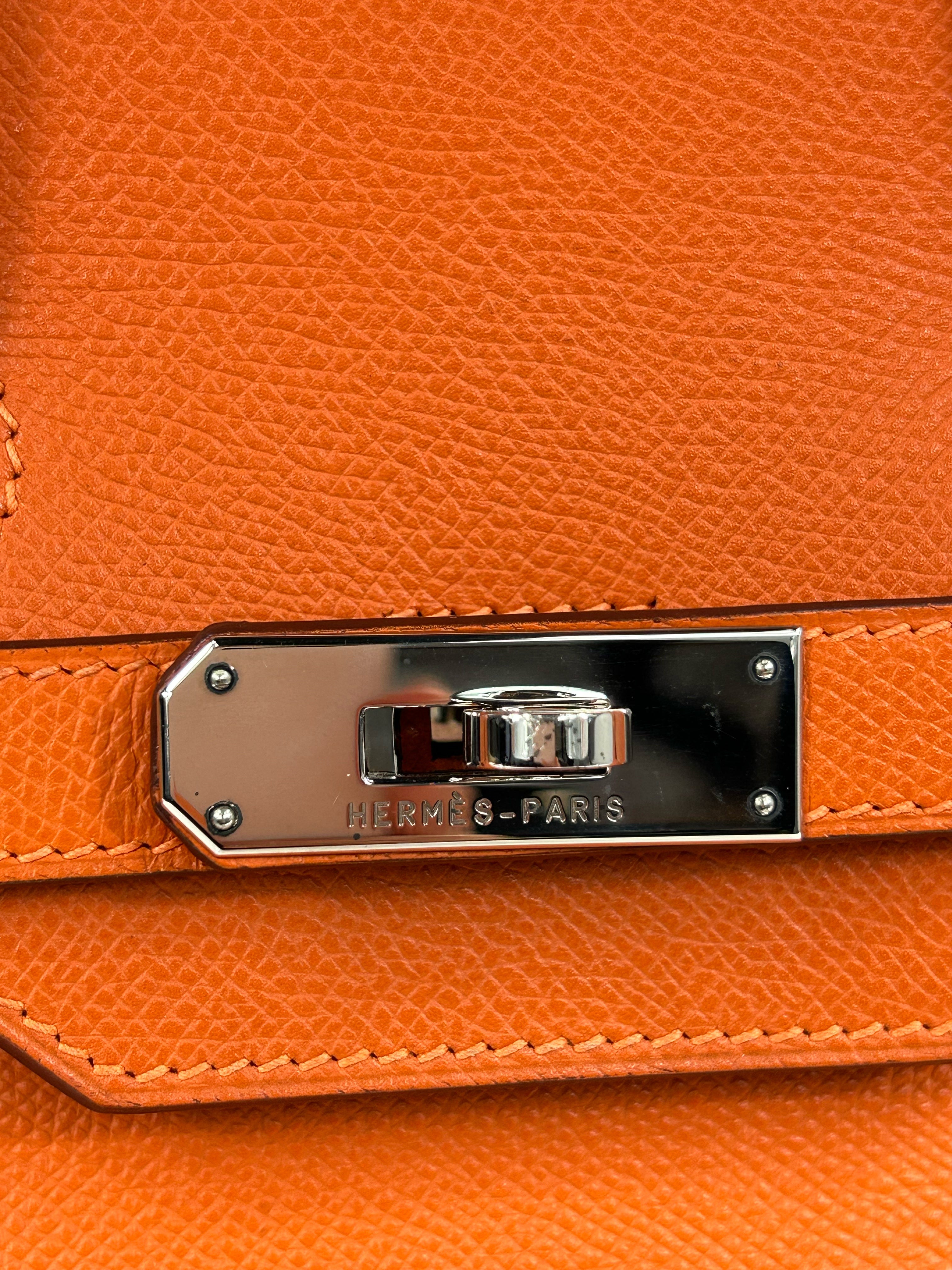 Orange Epsom Birkin 35 w/PHW