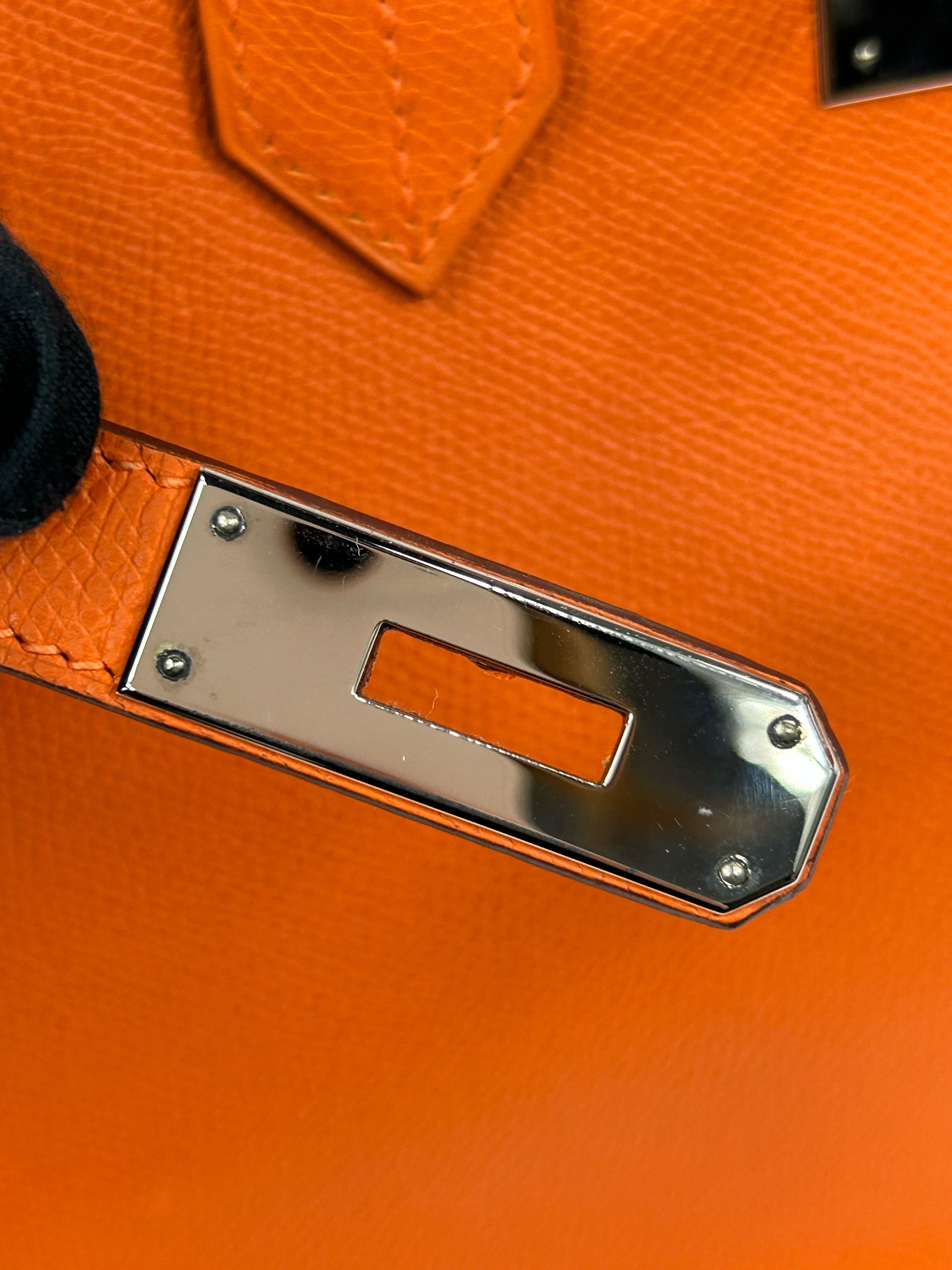 Orange Epsom Birkin 35 w/PHW