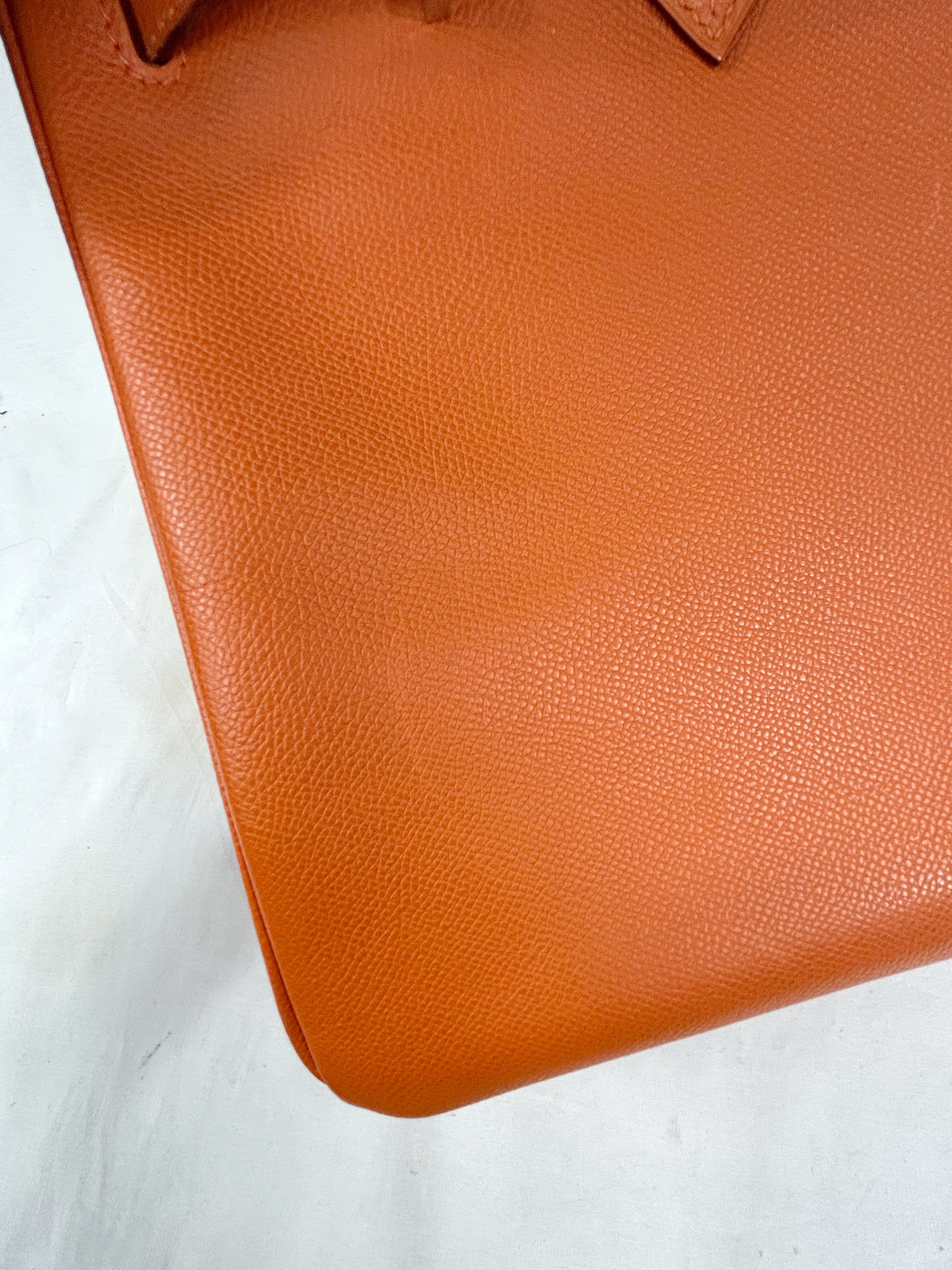 Orange Epsom Birkin 35 w/PHW