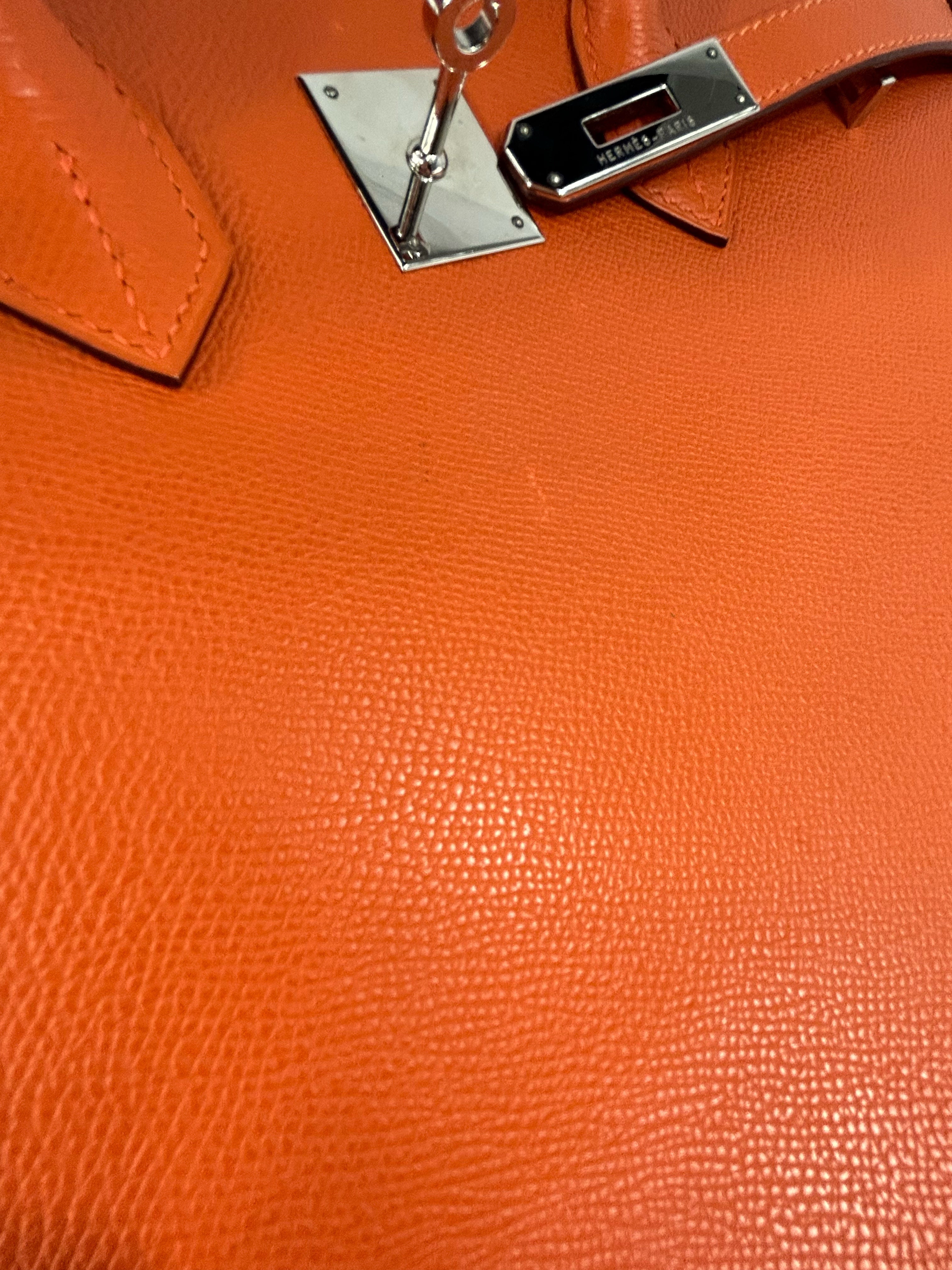 Orange Epsom Birkin 35 w/PHW