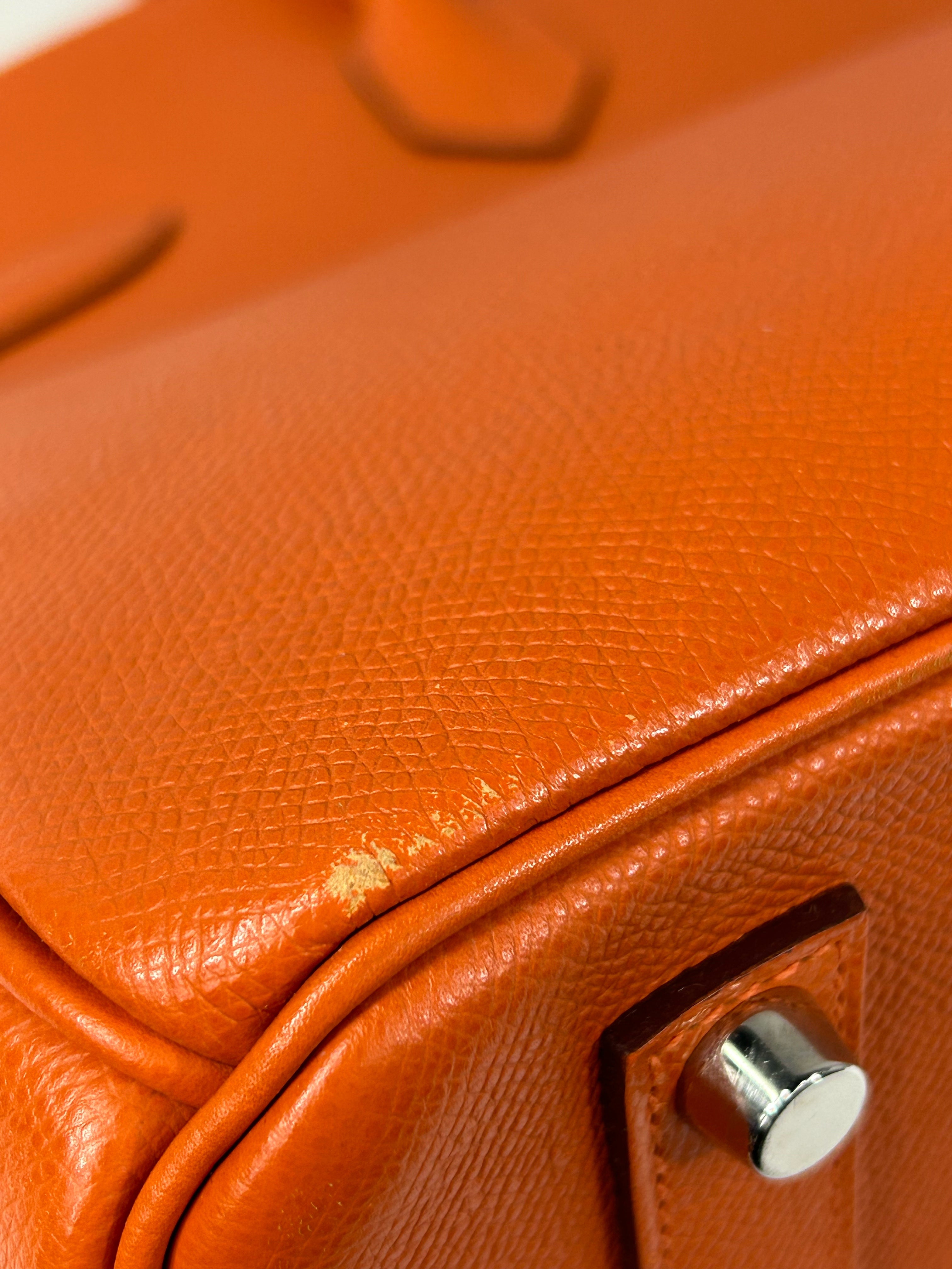 Orange Epsom Birkin 35 w/PHW