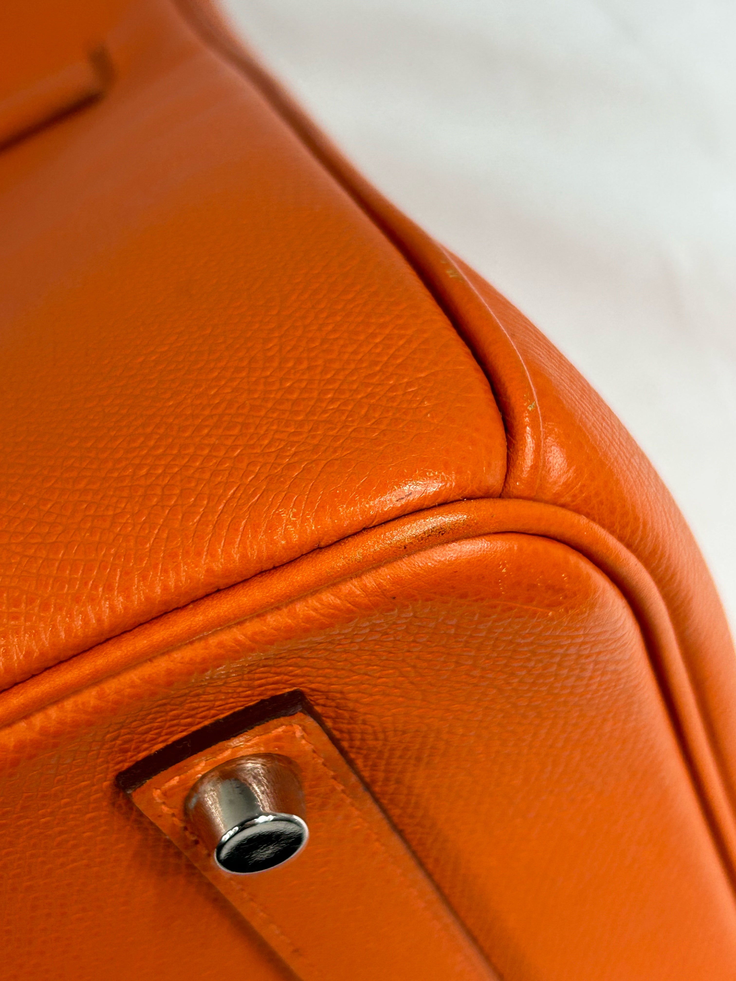 Orange Epsom Birkin 35 w/PHW