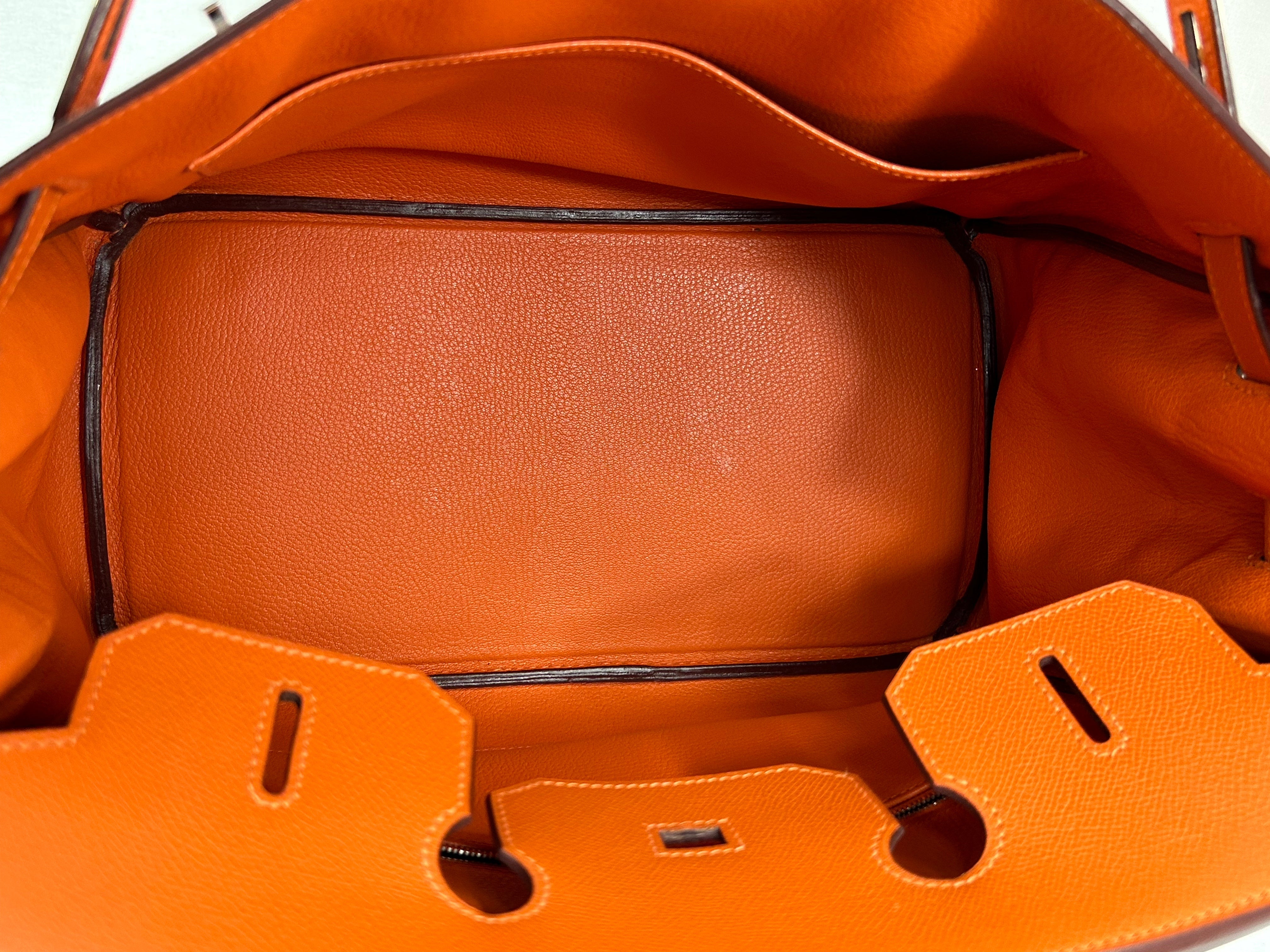 Orange Epsom Birkin 35 w/PHW