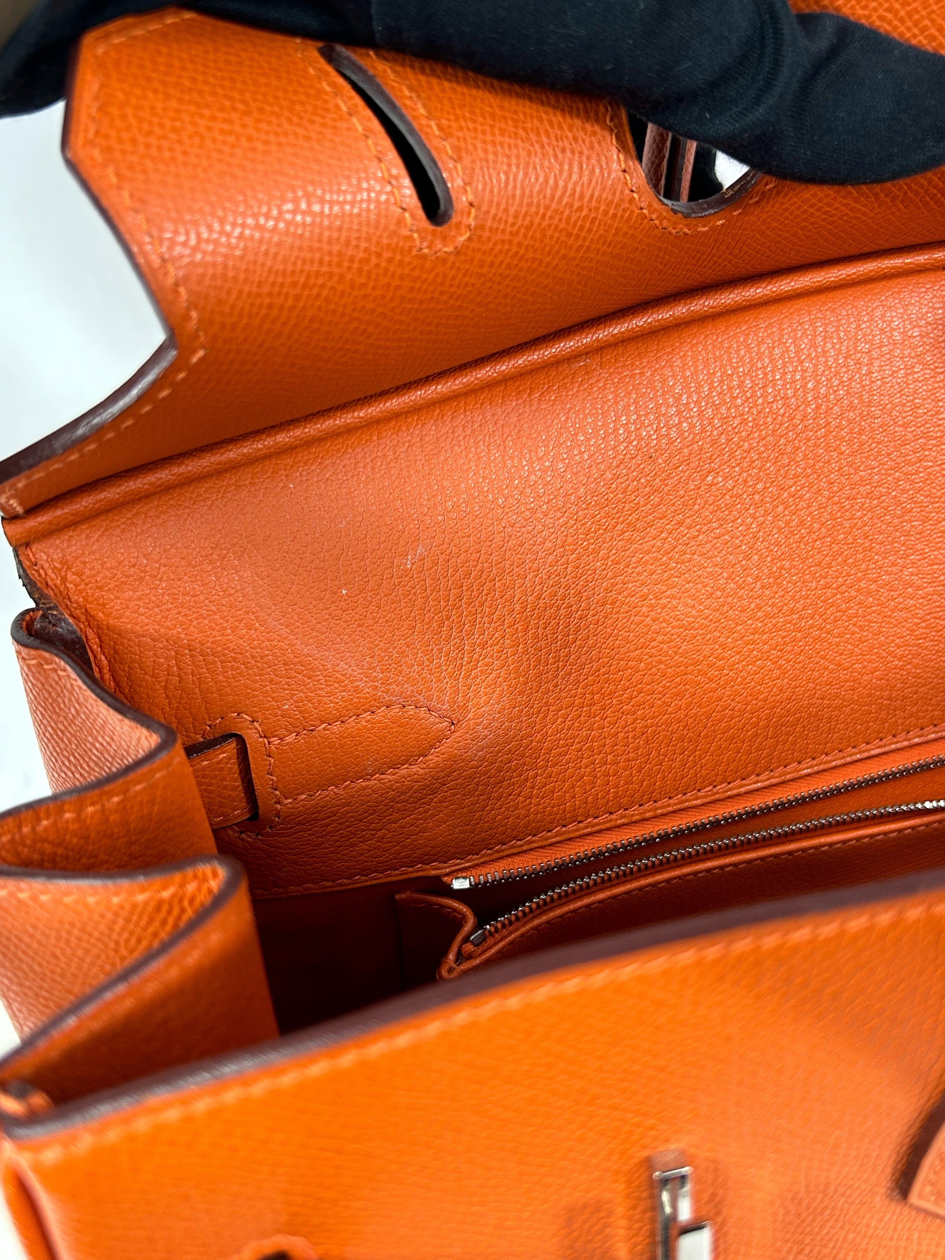 Orange Epsom Birkin 35 w/PHW