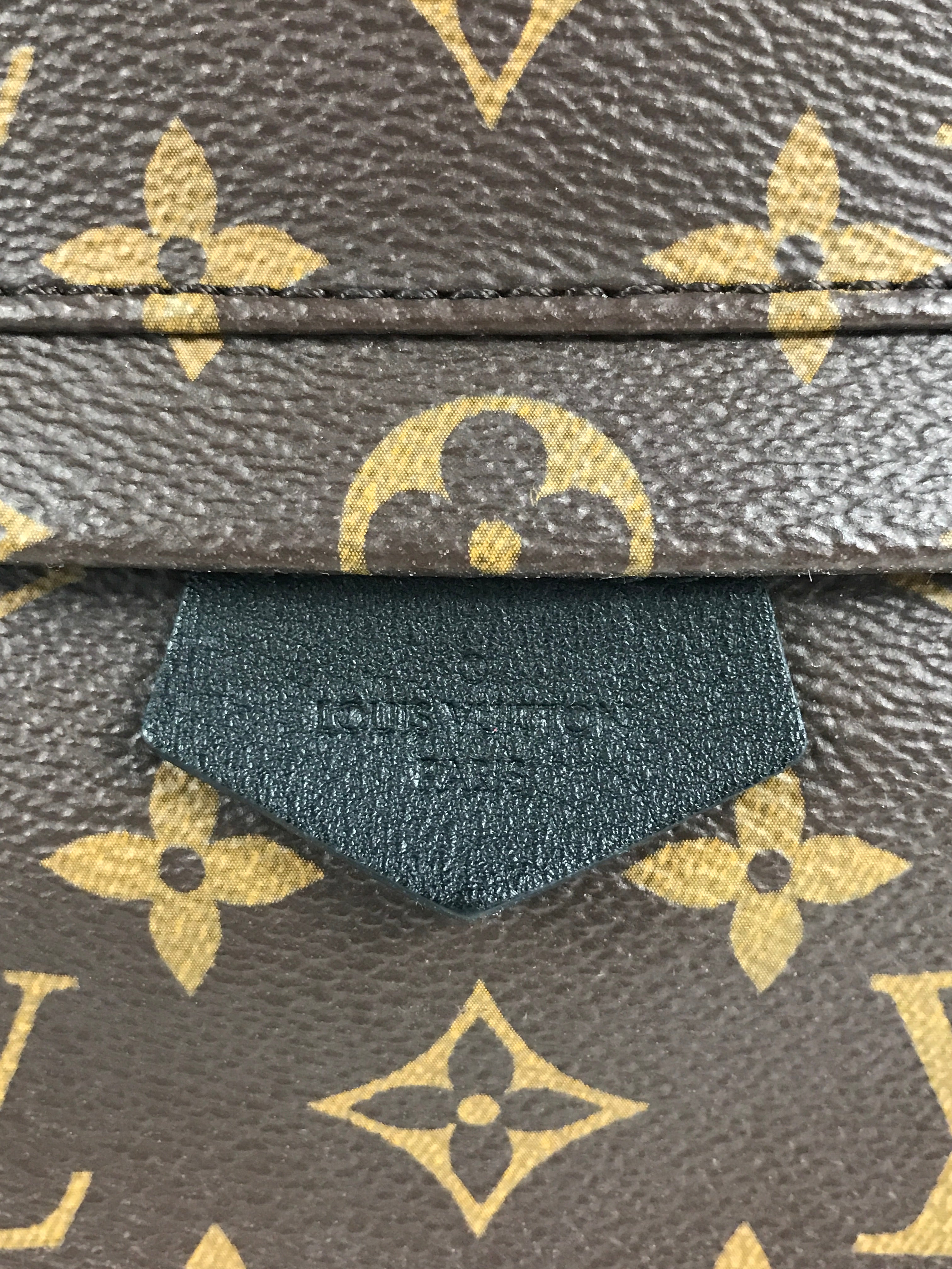 Monogram Coated Canvas Palm Springs PM Backpack w/GHW