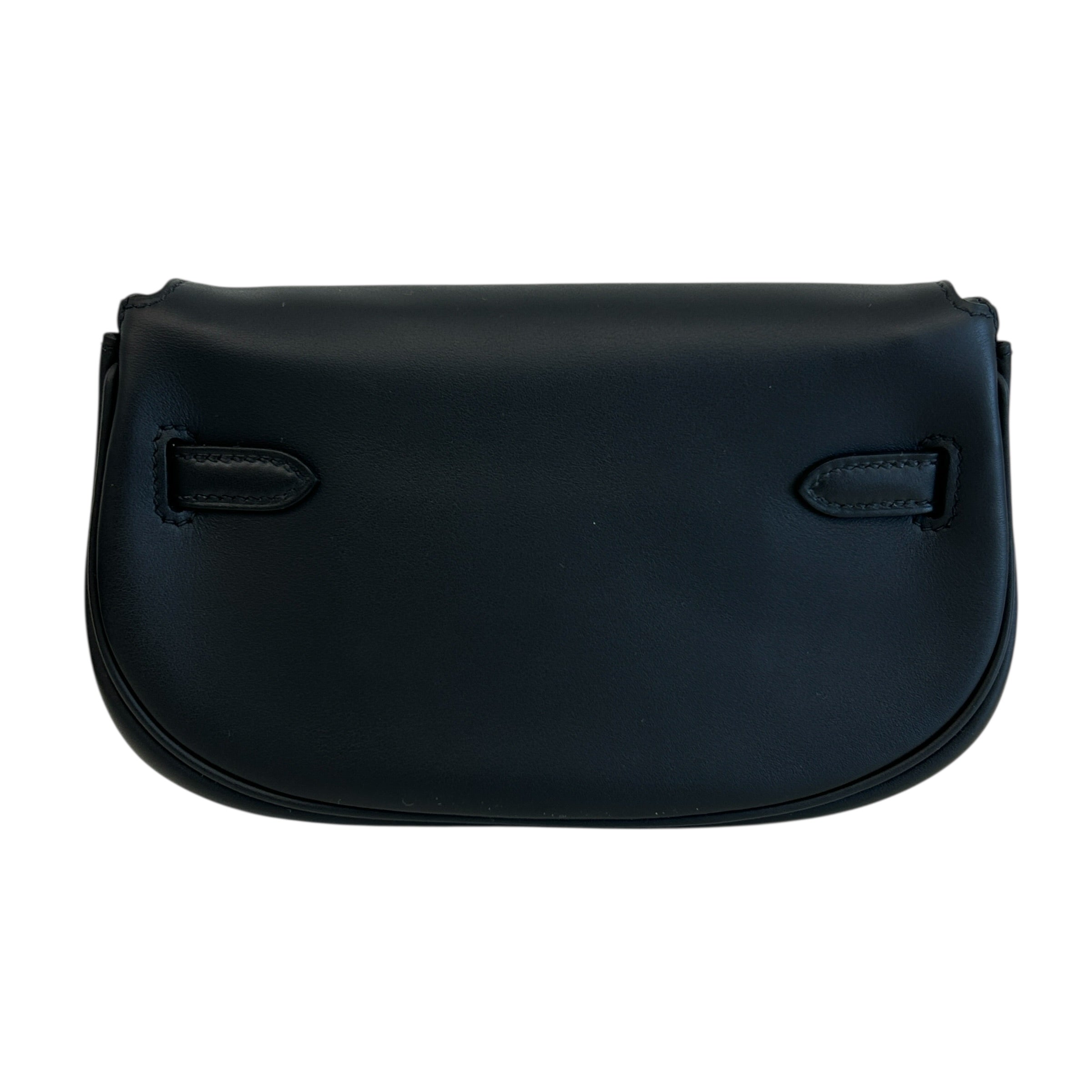 Noir Swift Leather Kelly Moove w/Pouch & PHW