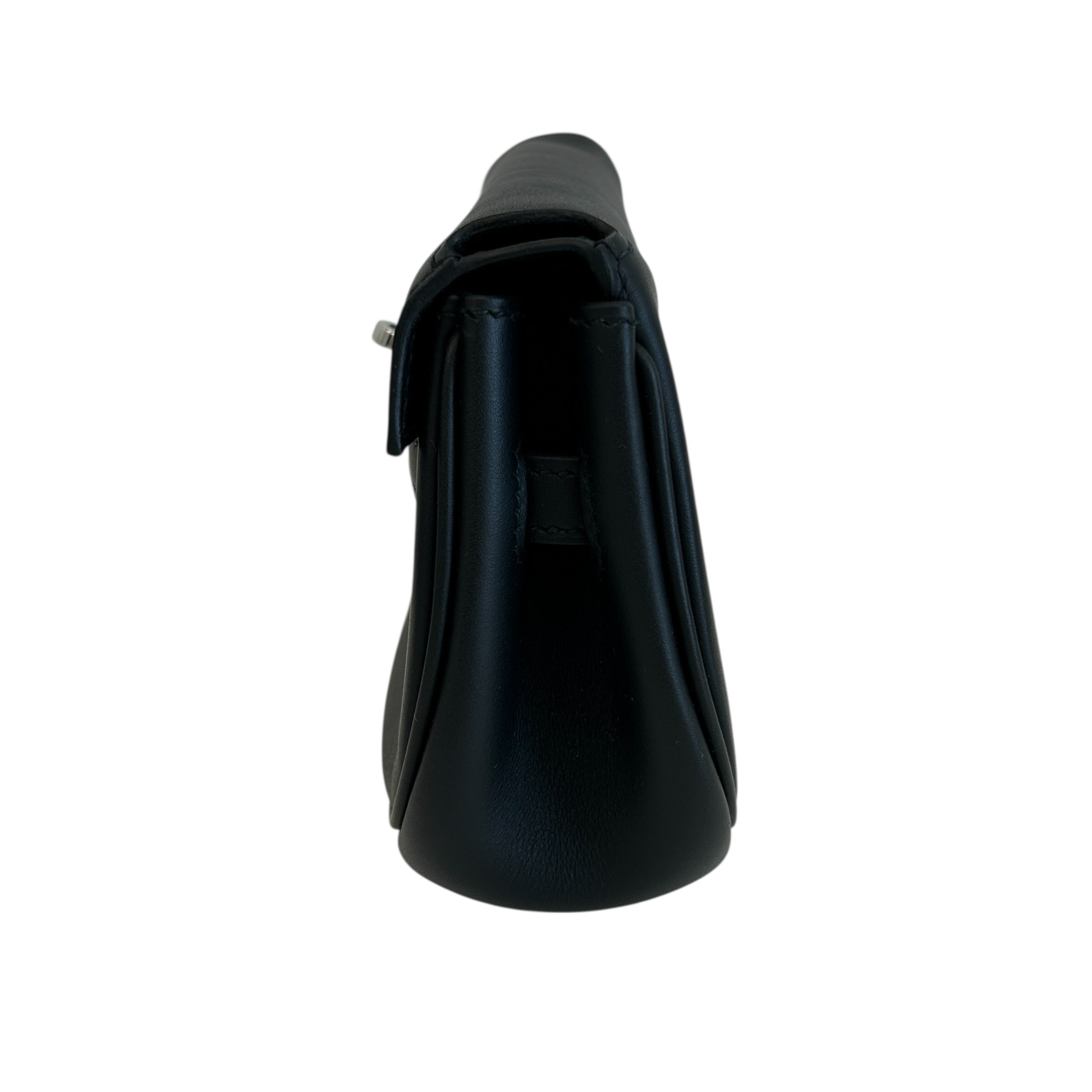 Noir Swift Leather Kelly Moove w/Pouch & PHW