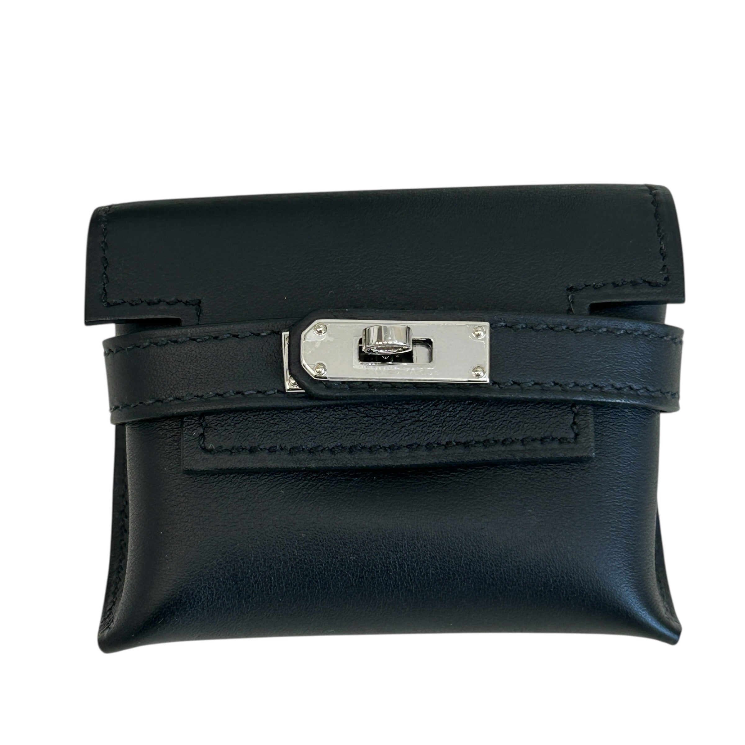 Noir Swift Leather Kelly Moove w/Pouch & PHW
