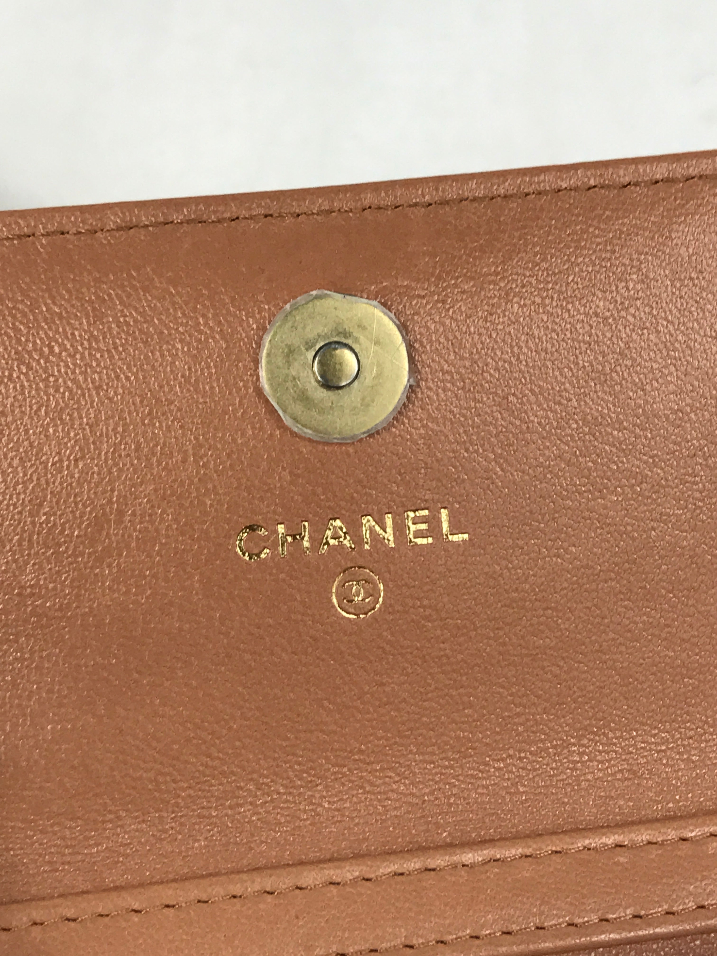 Camel Quilted Mini Lambskin 19 Waist Belt Bag w/GHW/SHW/AGW/RHW