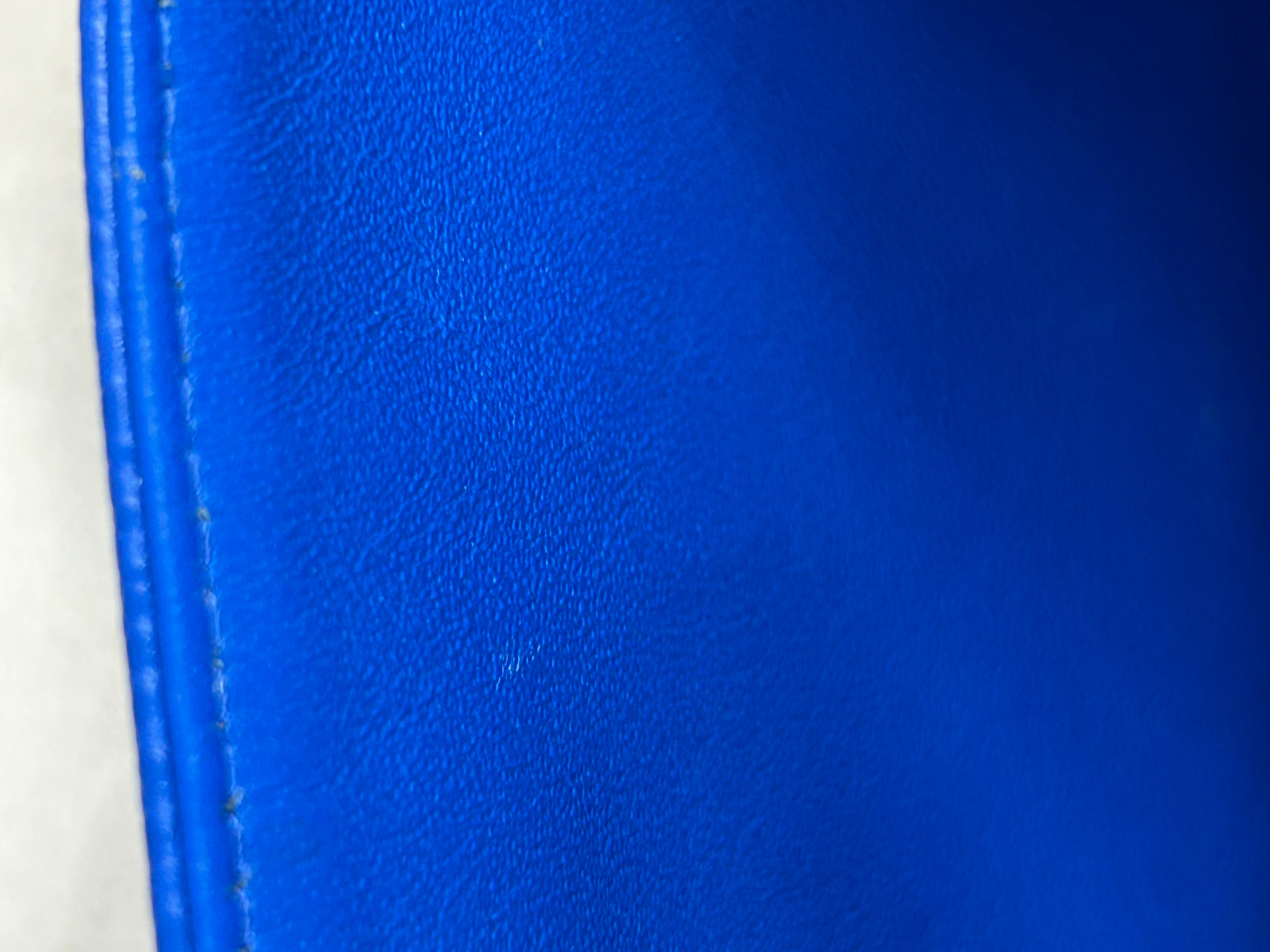 Cobalt Blue Caviar Medium Double Flap w/RHW