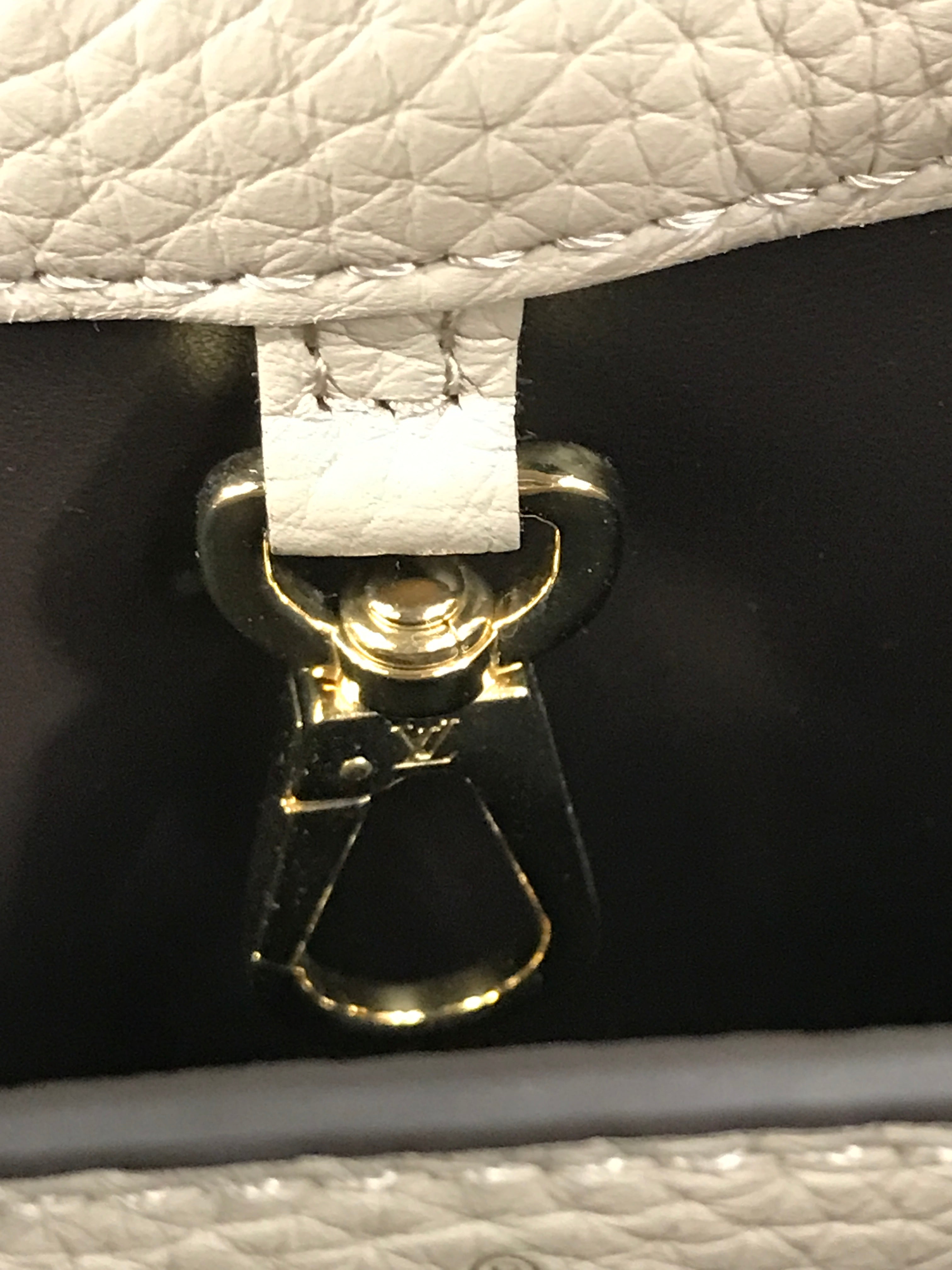 Nude Taurillon Leather Capucines BB Bag w/Python Handle and GHW- ON LAYAWAY