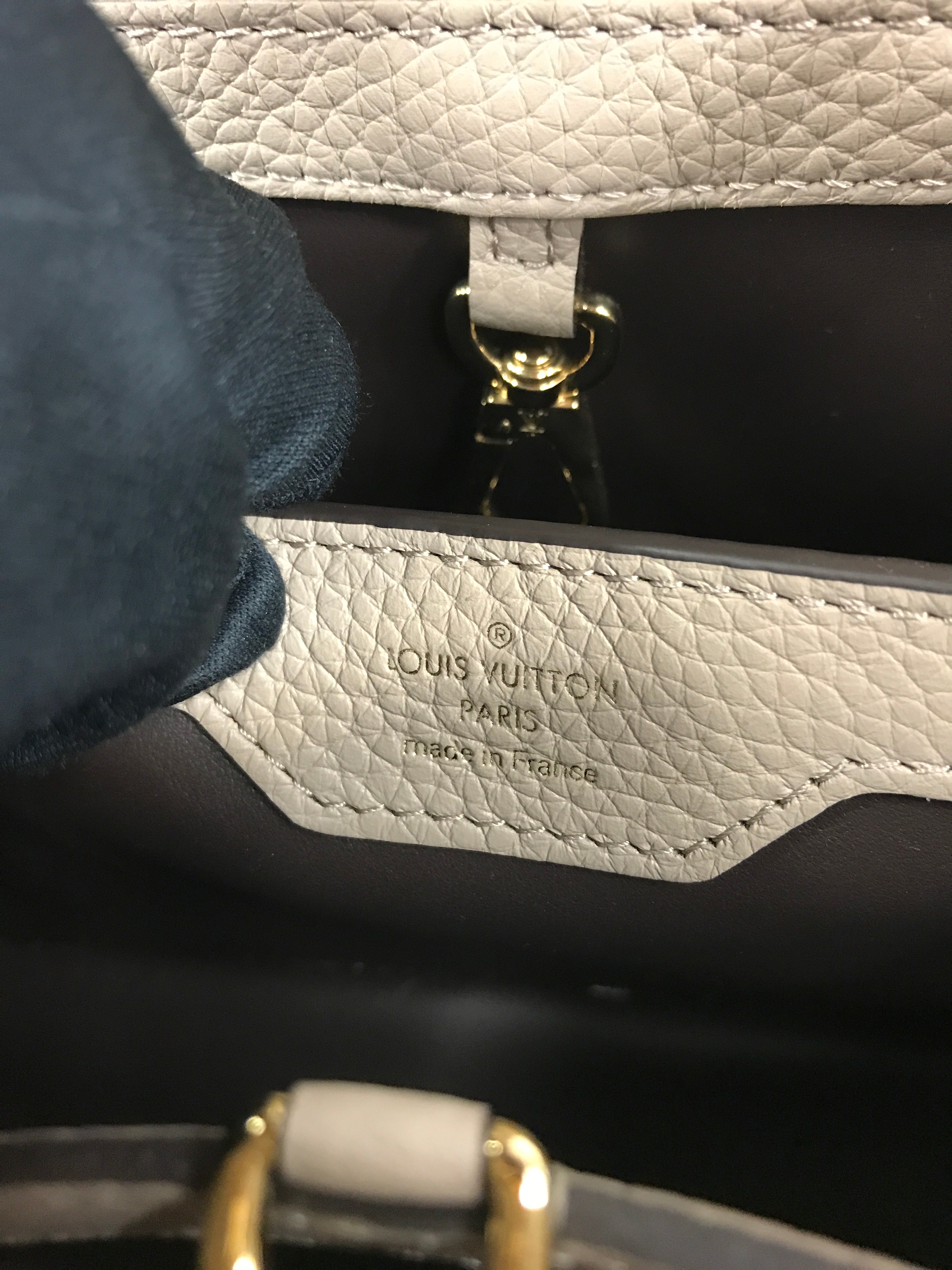 Nude Taurillon Leather Capucines BB Bag w/Python Handle and GHW- ON LAYAWAY