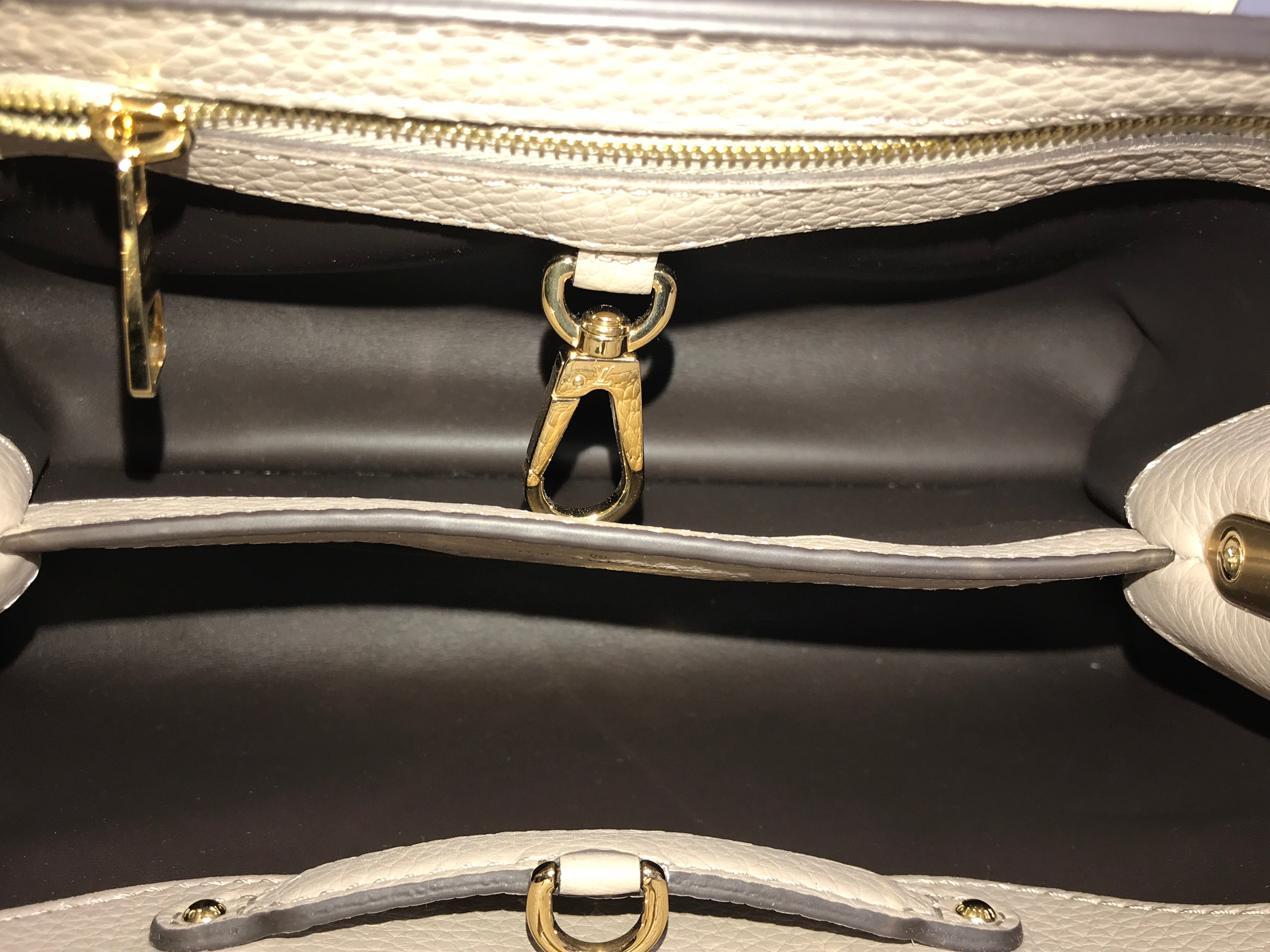 Nude Taurillon Leather Capucines BB Bag w/Python Handle and GHW- ON LAYAWAY