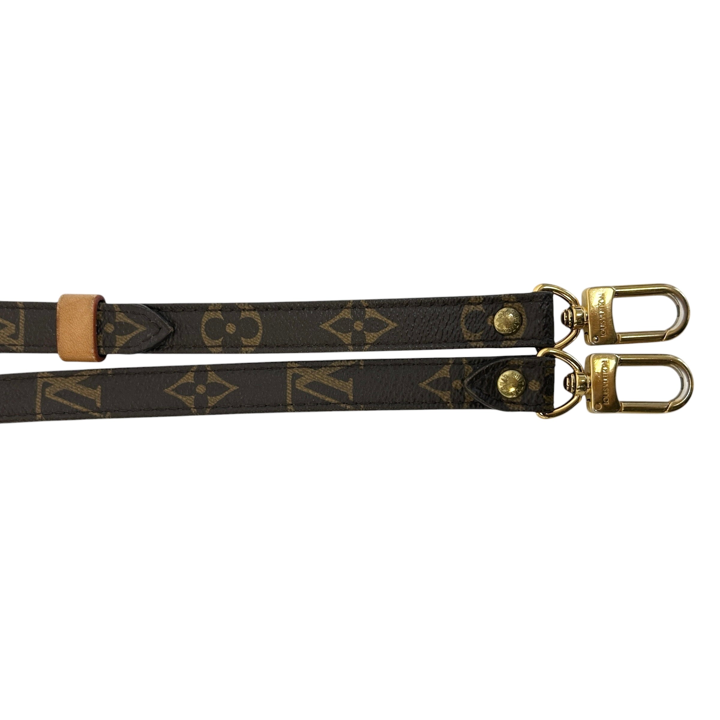 Monogram Coated Canvas Adjustable Shoulder Strap - Haute Classics