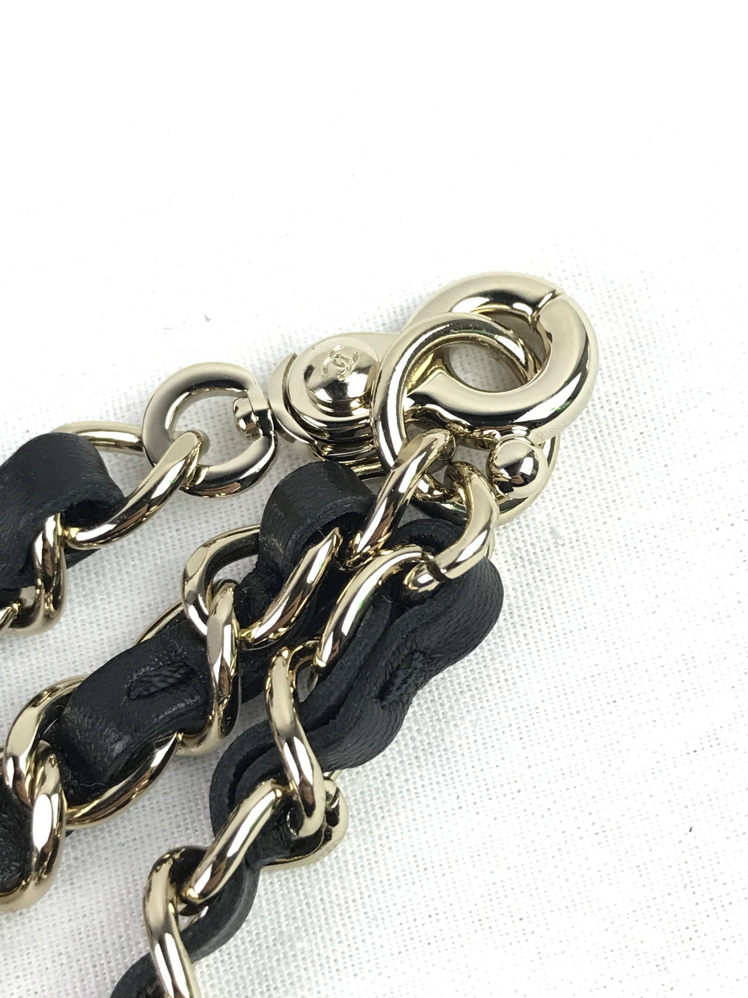 Black Quilted Lambskin Leather Mini Heart Belt Bag w/GHW