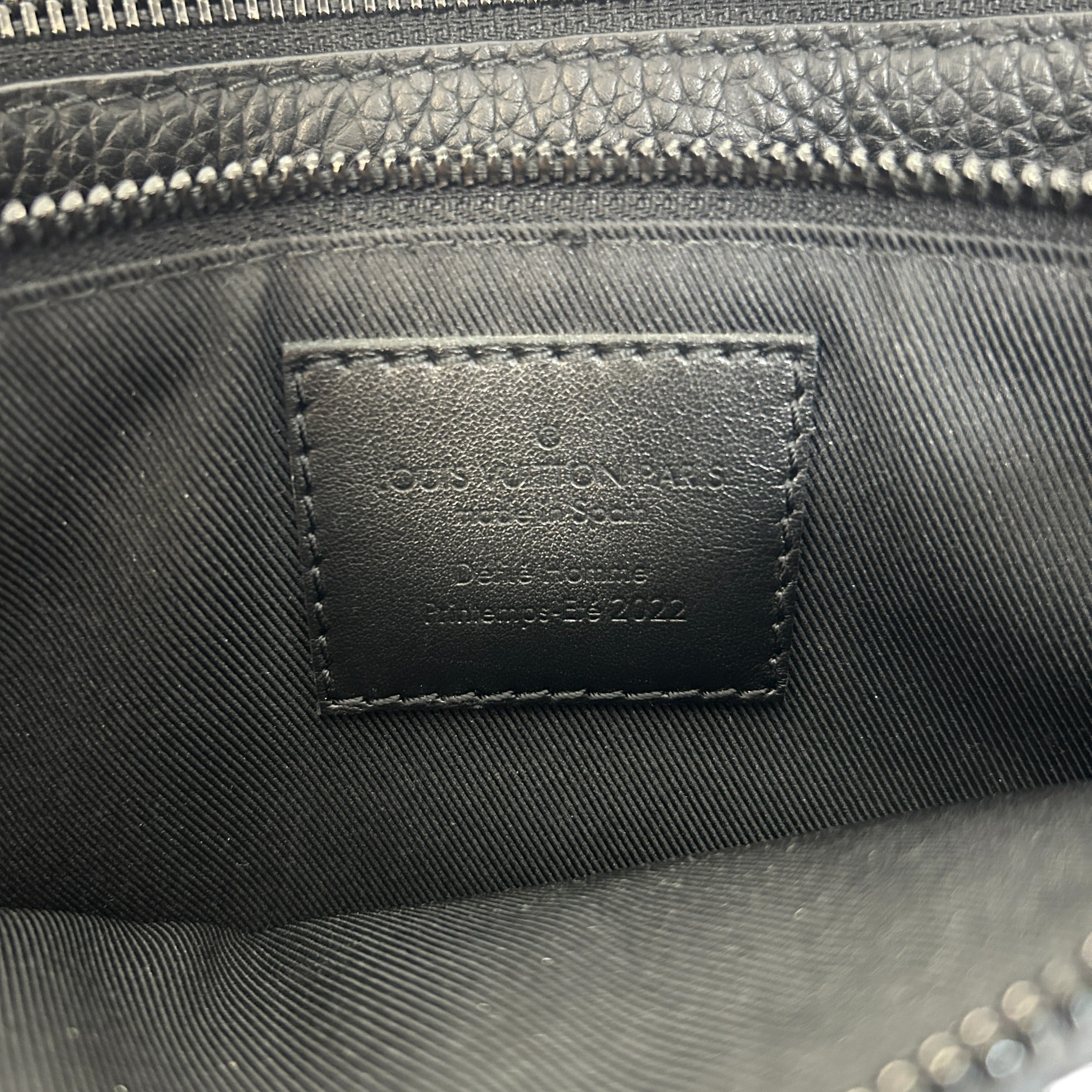 Black Taurillon Leather Monogram Canvas Trio Messenger Bag - Haute Classics