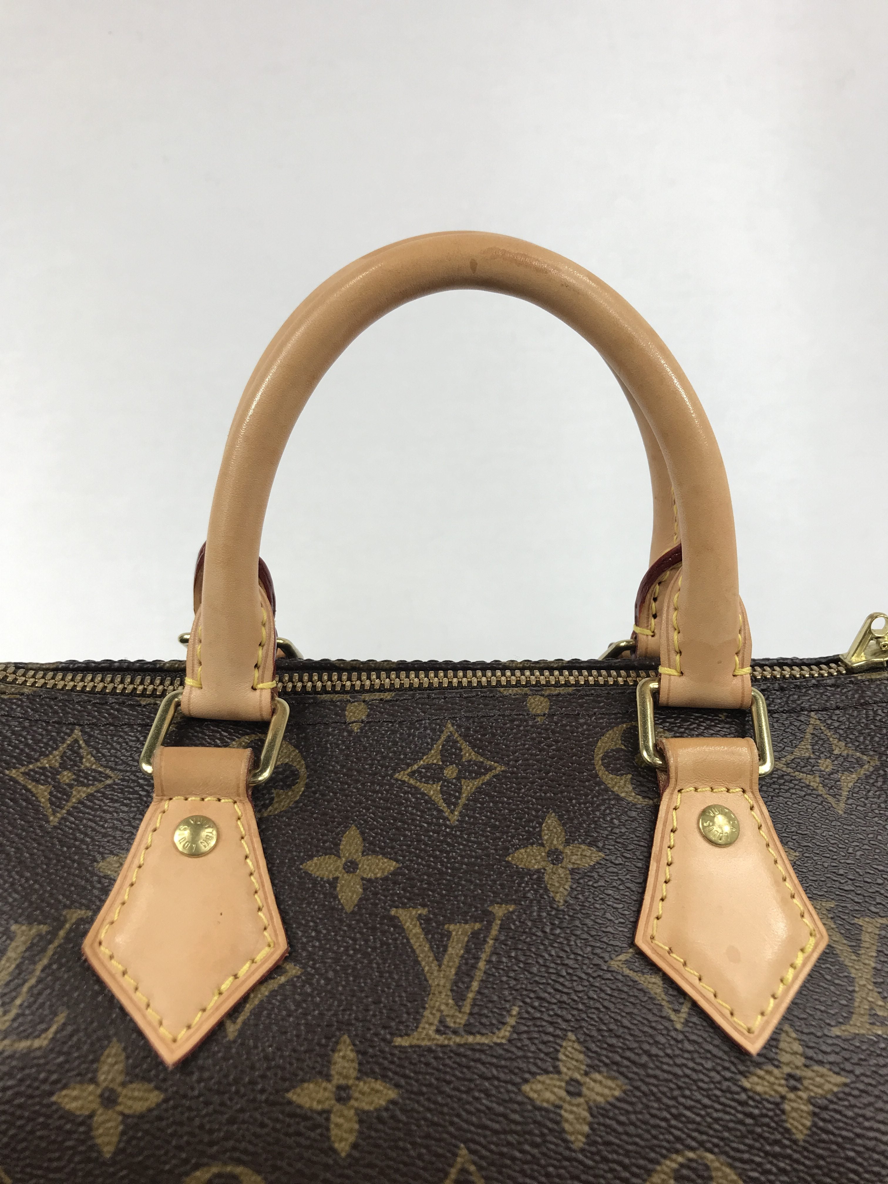 Monogram Canvas Speedy Bandouliere 25 w/GHW