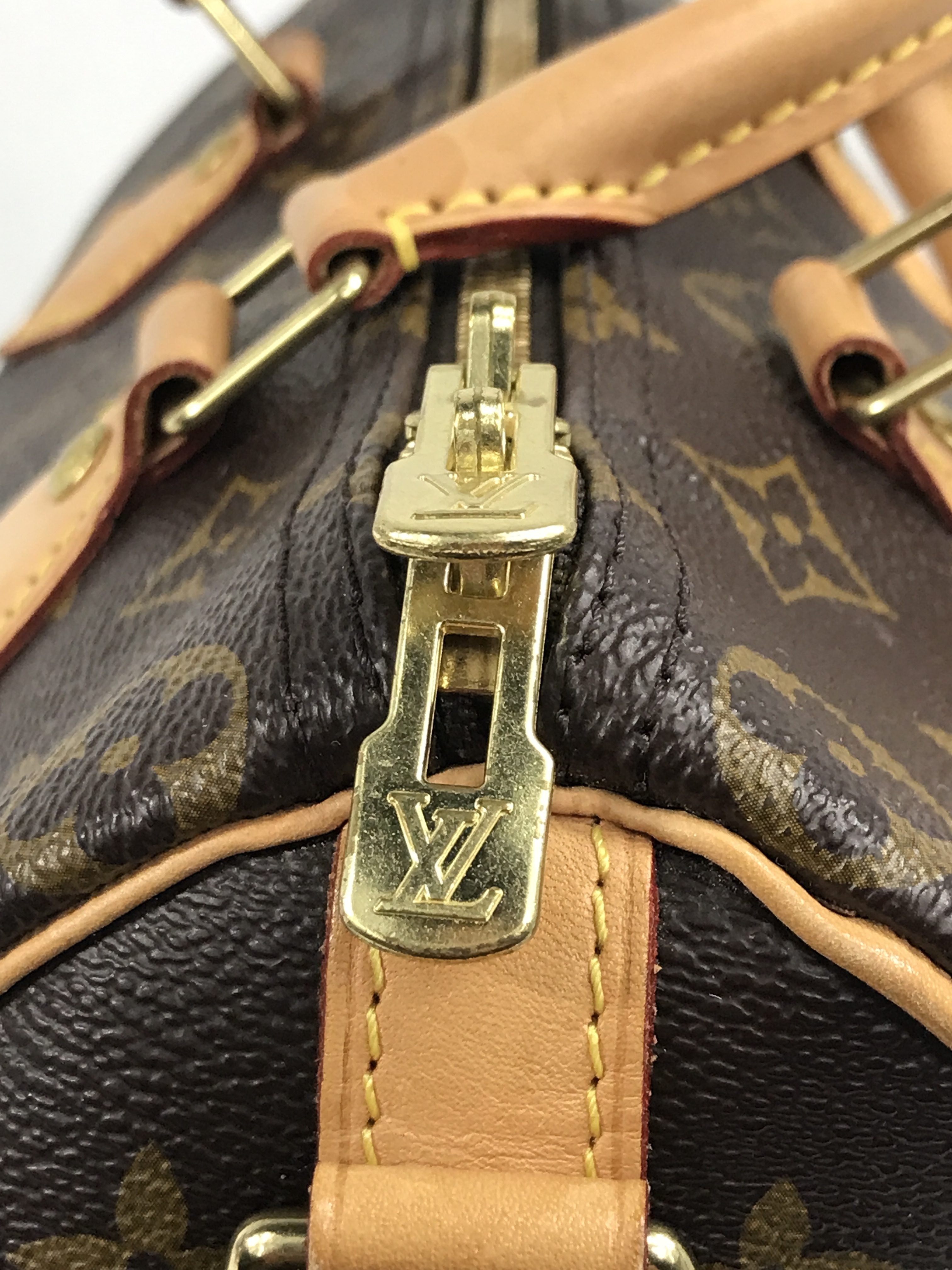 Monogram Canvas Speedy Bandouliere 25 w/GHW