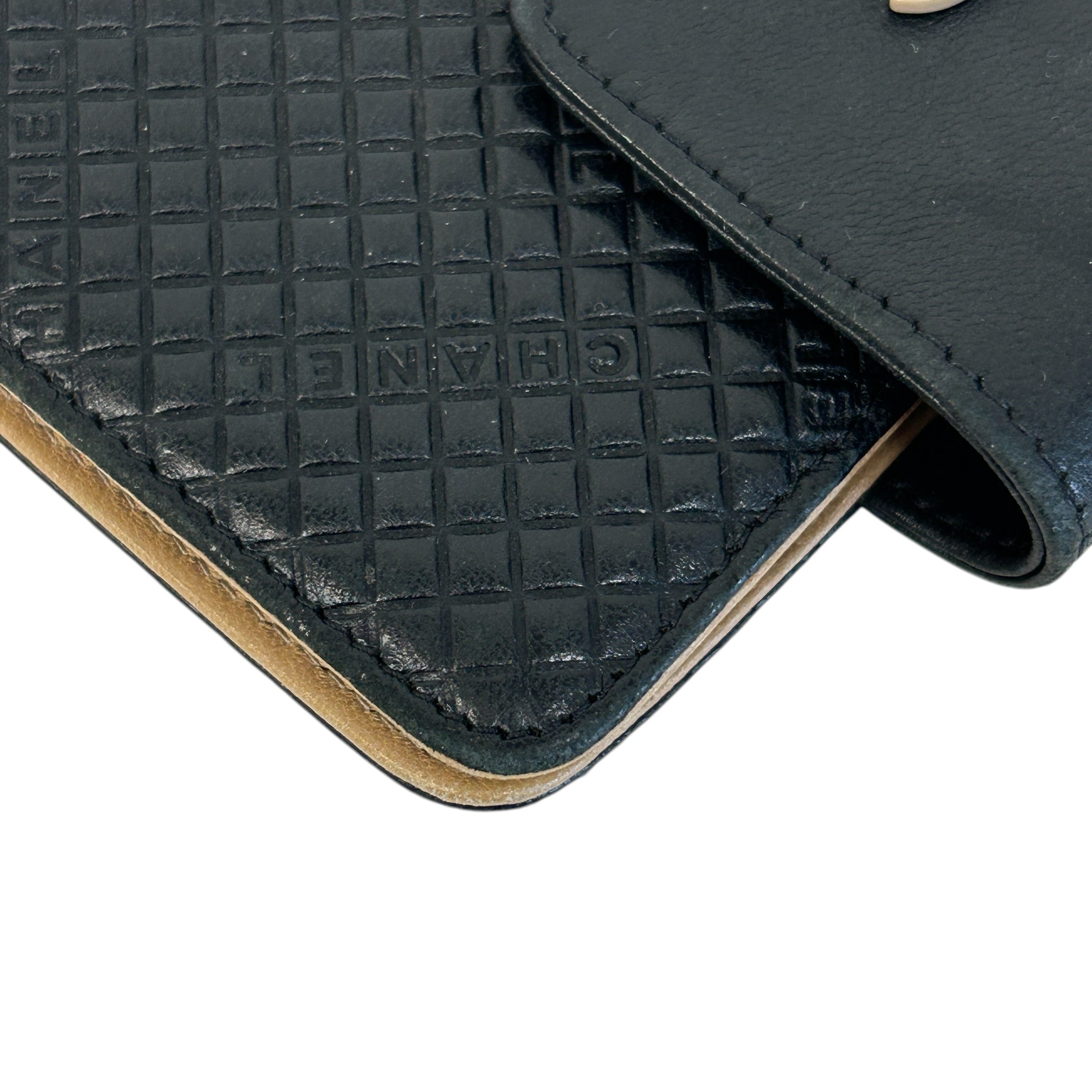 Black/brown Mini Ring Agenda Cover