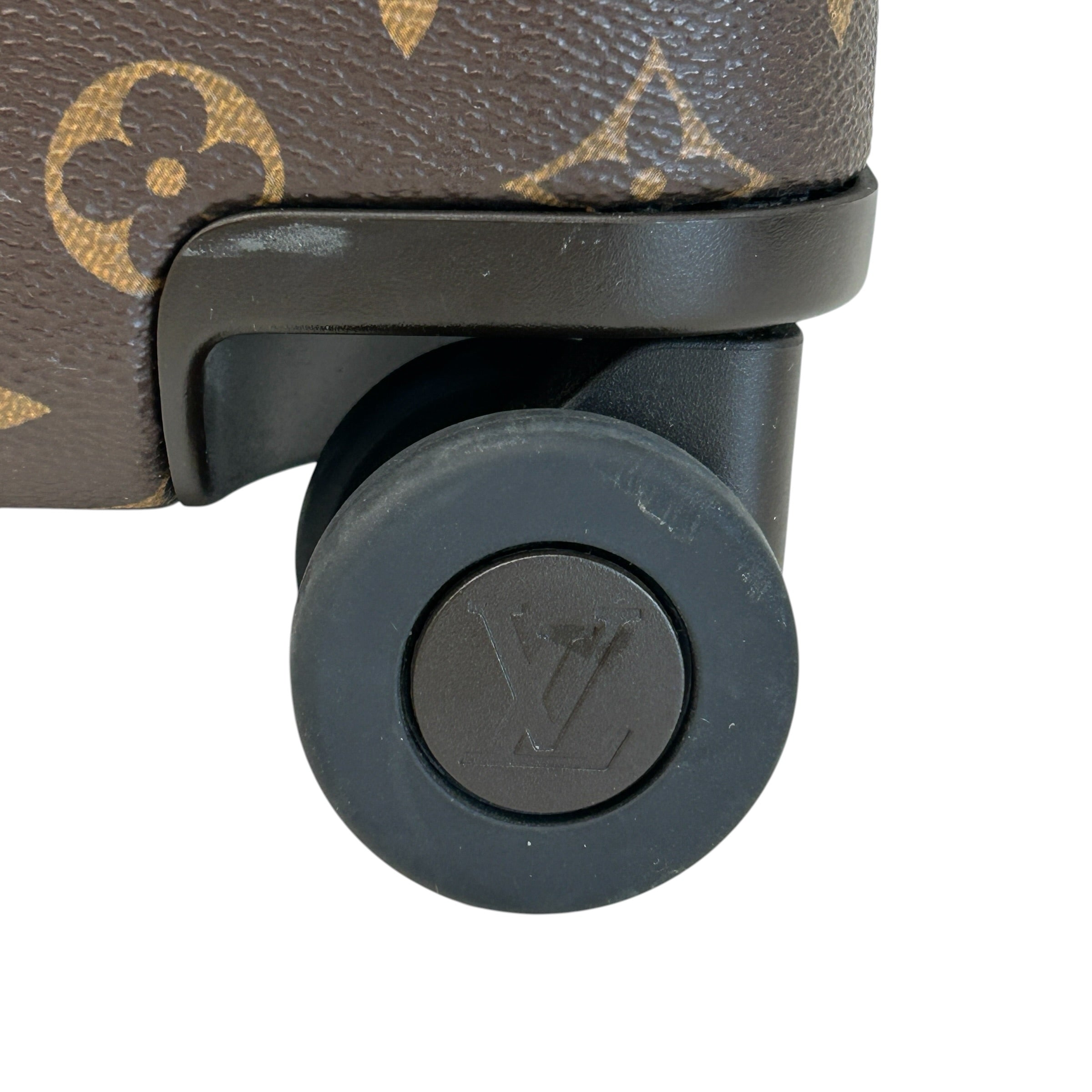 Monogram Canvas/Red Leather Horizon 55 Rolling Suitcase - Haute Classics