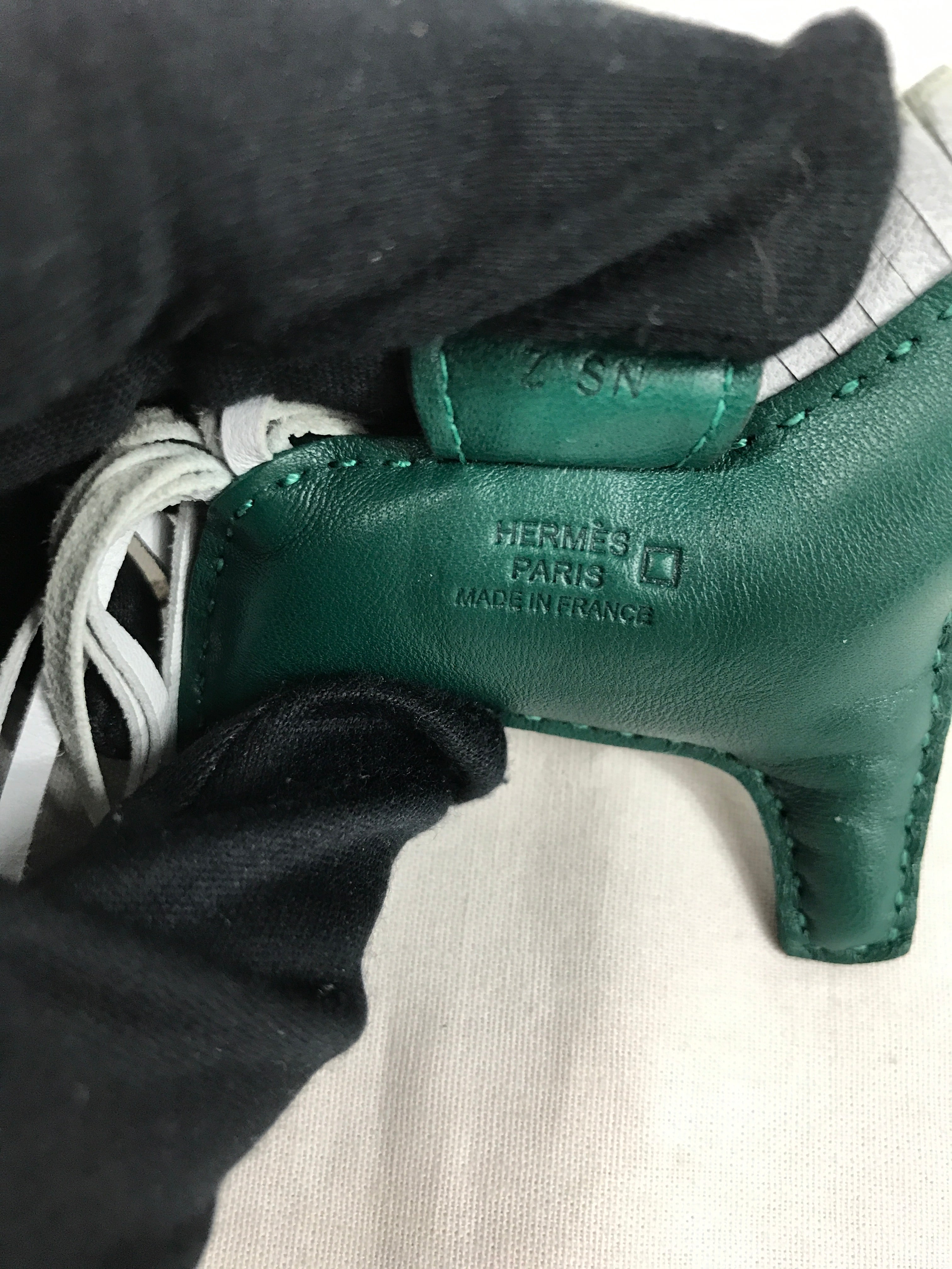 Cactus Green/Malachite/Brule Lambskin & Alligator Mississippiensis Rodeo PM Charm