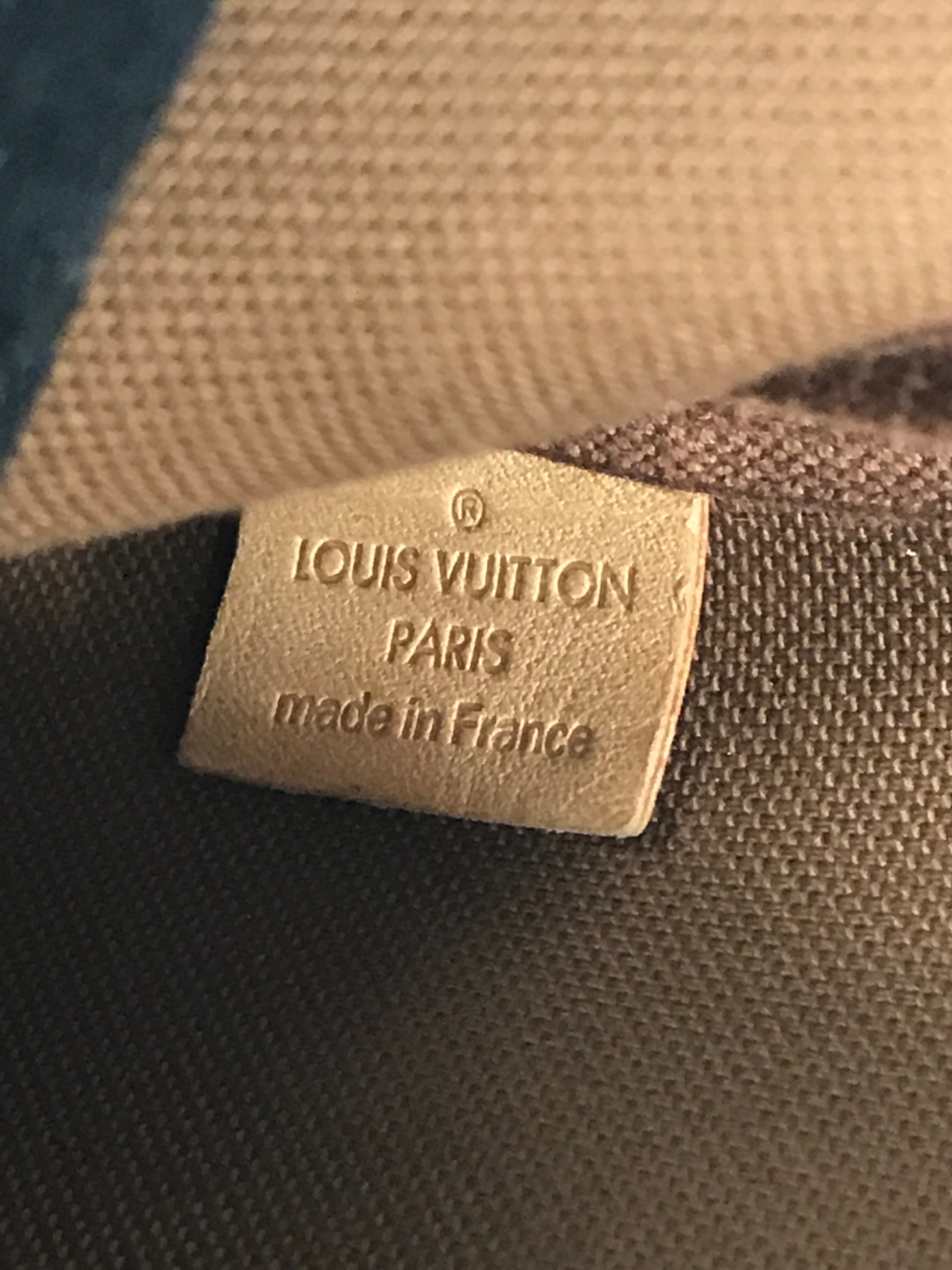 Monogram Coated Canvas Multi Pochette Khaki W/GHW