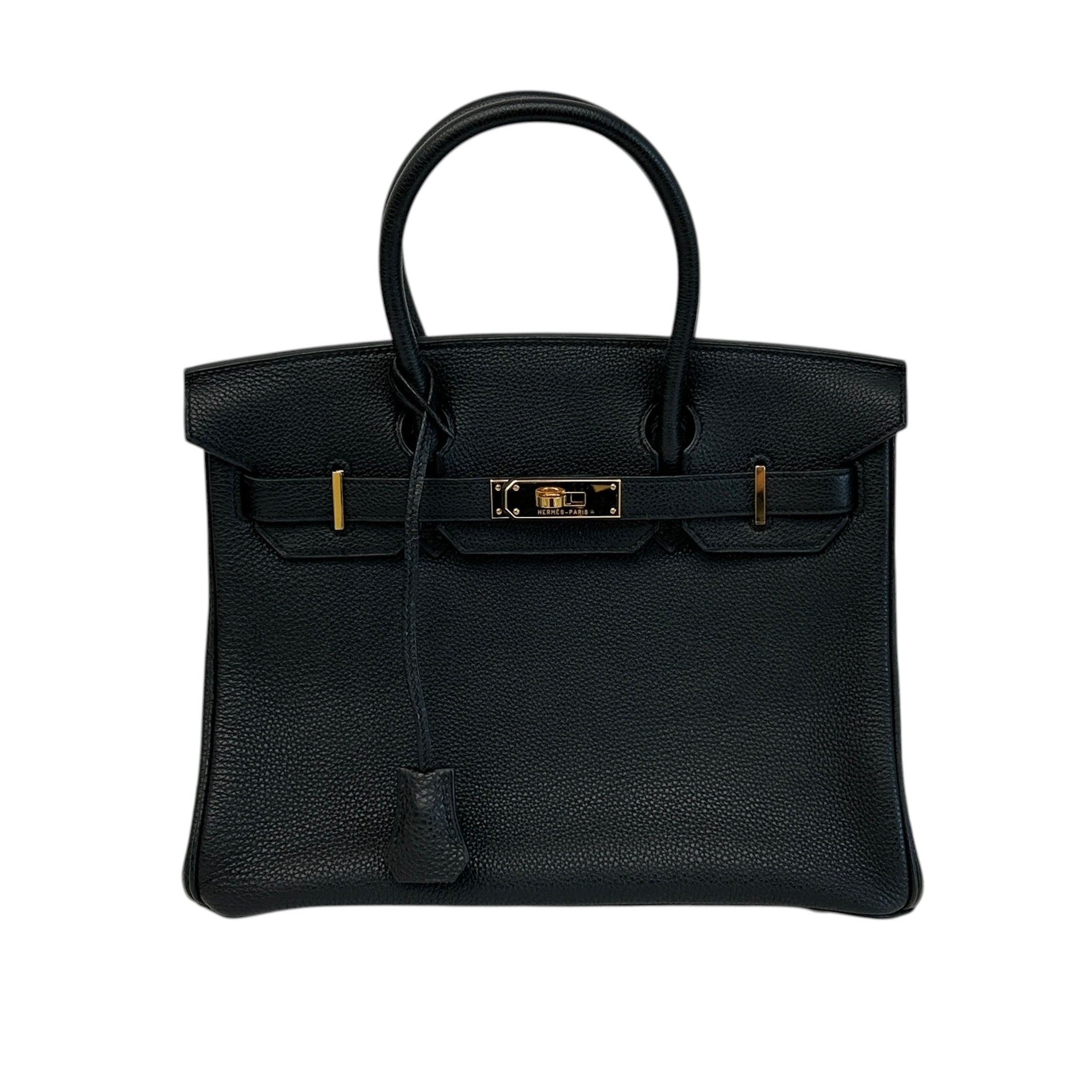Black Togo Leather Birkin 30 w/GHW