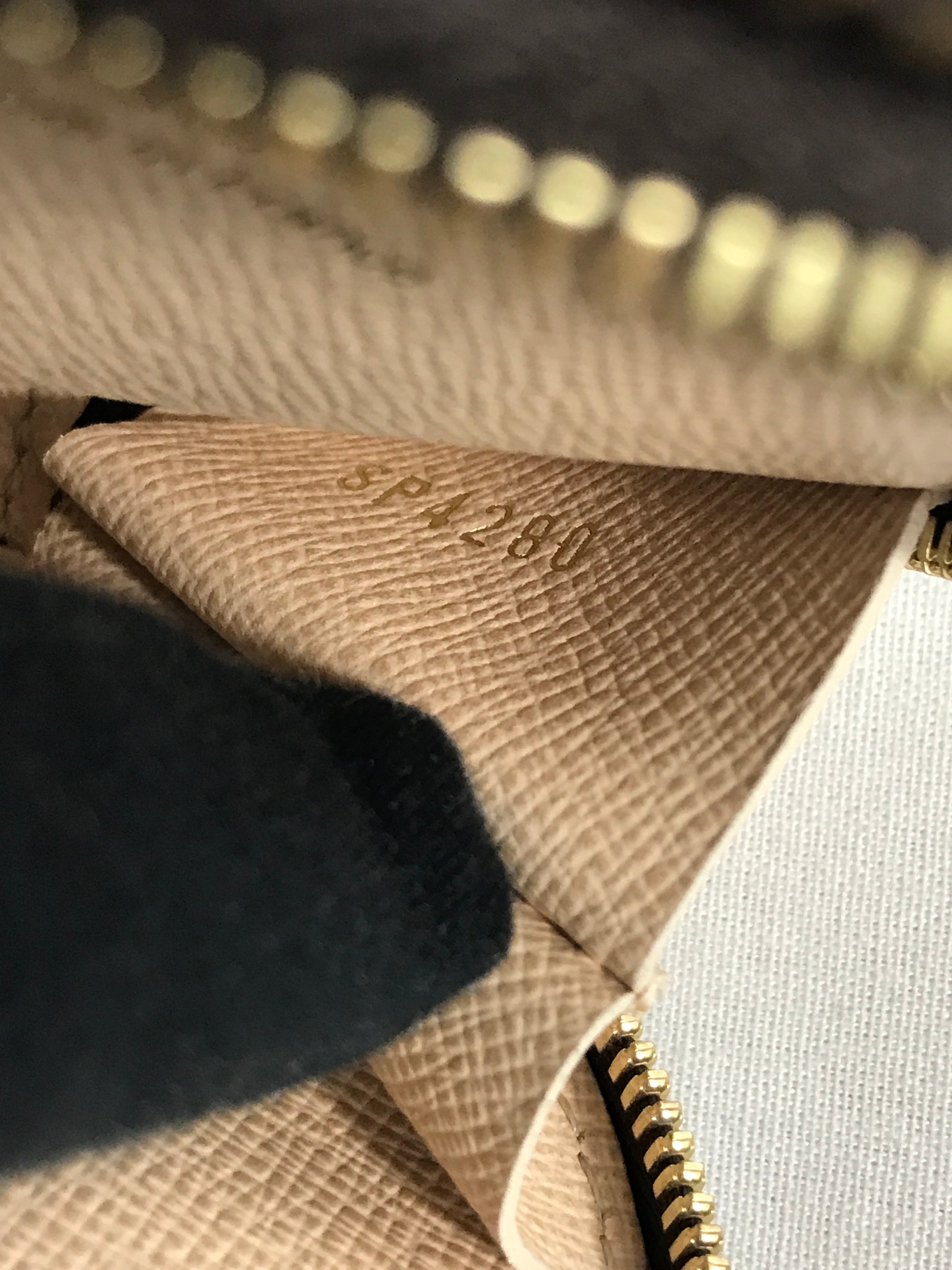 Monogram Coated Canvas Multi Pochette Khaki W/GHW